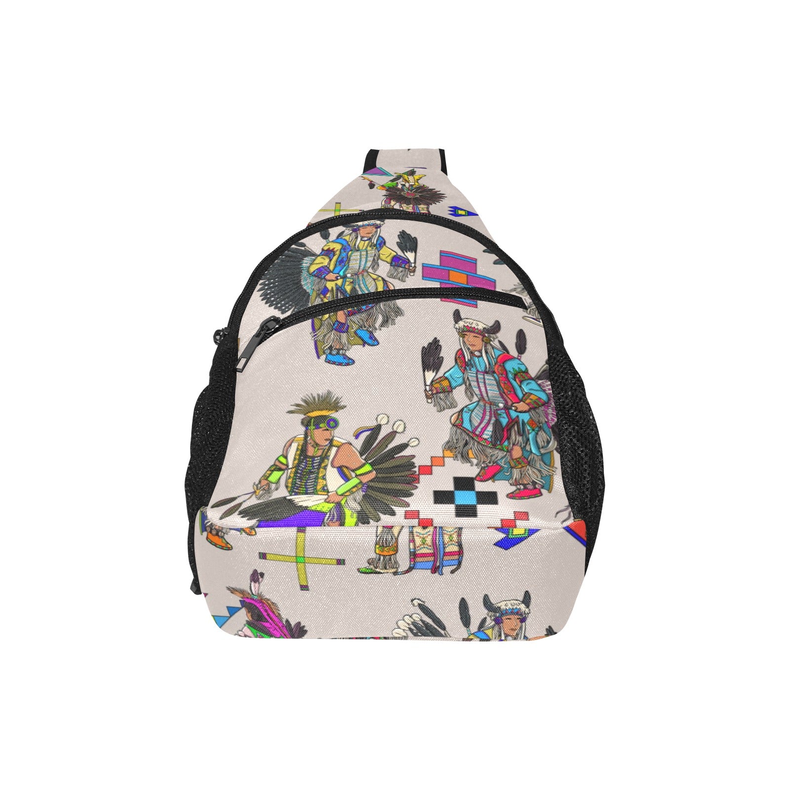 Men's Tradish Dancers Muslin White Chest Bag