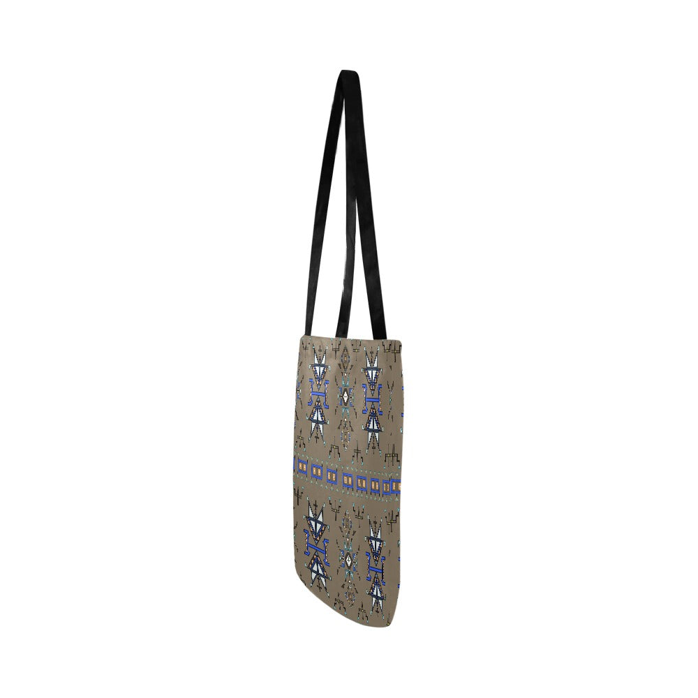 Eagle Strike Brown Reusable Shopping Bag (Two sides)