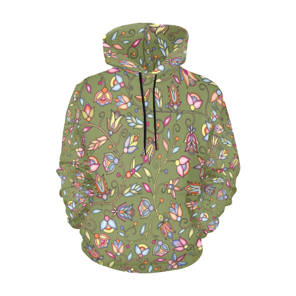 Buffalo Bloom Sage Hoodie for Women (USA Size)