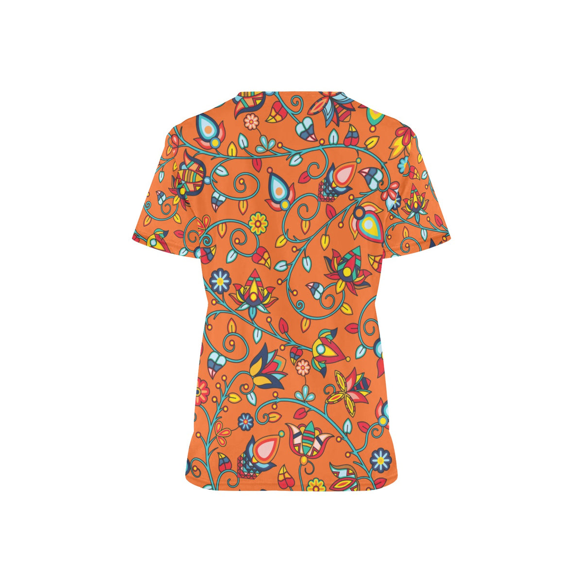 Thorny Path ECM Orange Scrub Top