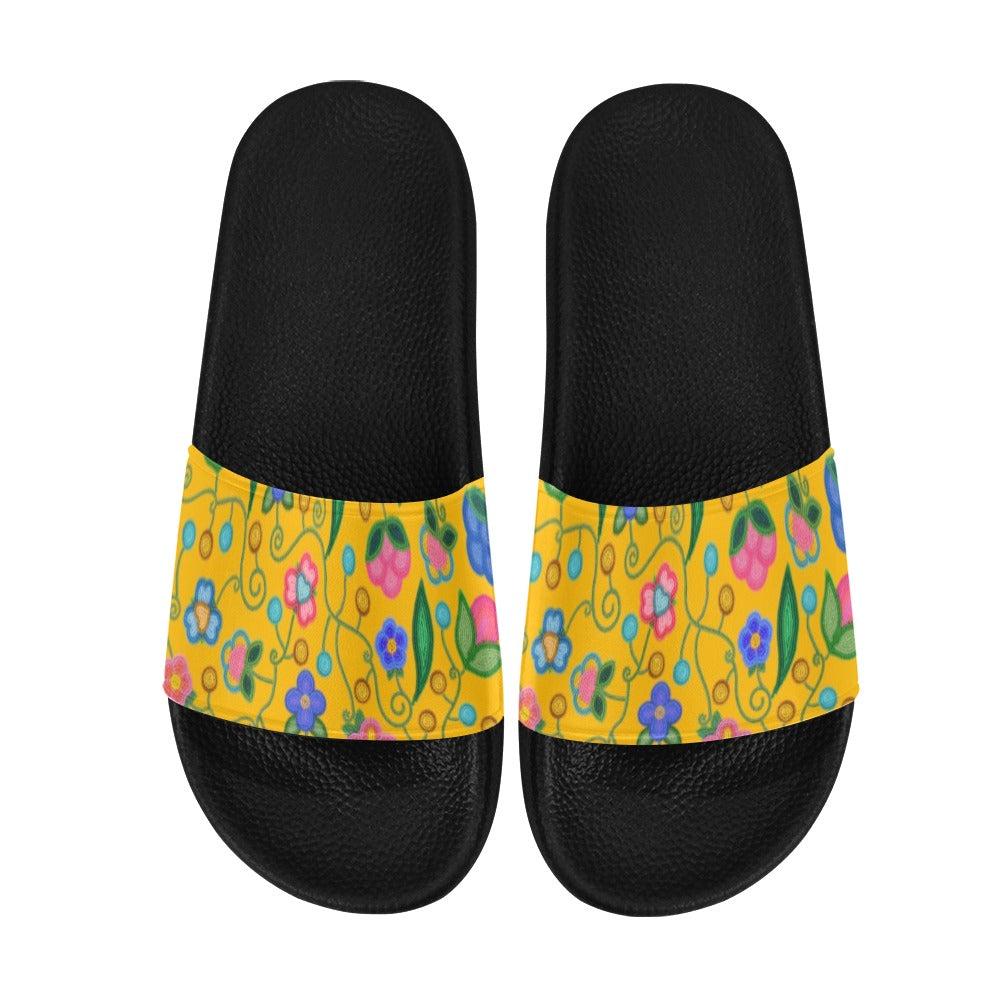 Skyberry Serenade Yellow Women's Slide Sandals