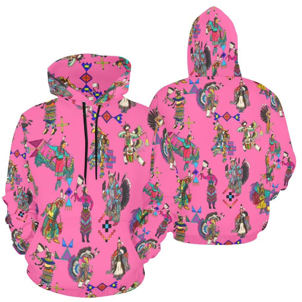 Grand Entry Dancer Pink Hoodie for Women (USA Size)