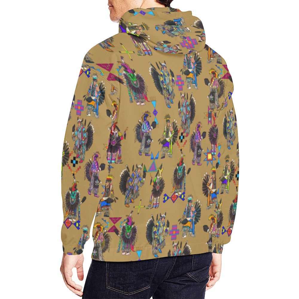 Men's Tradish Dancers Earth Hoodie for Men (USA Size)