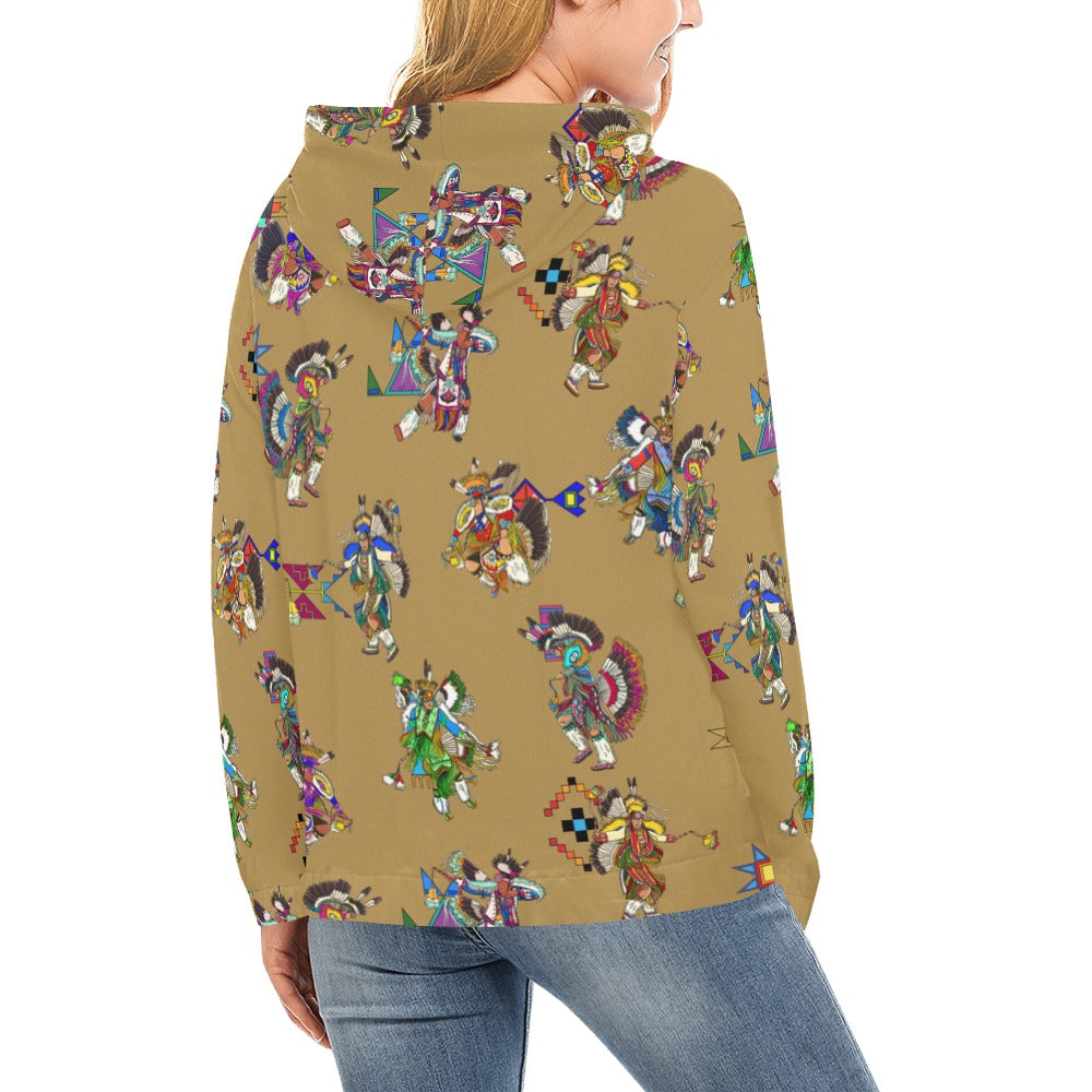 Men's Fancy Dancers Earth Hoodie for Women (USA Size)