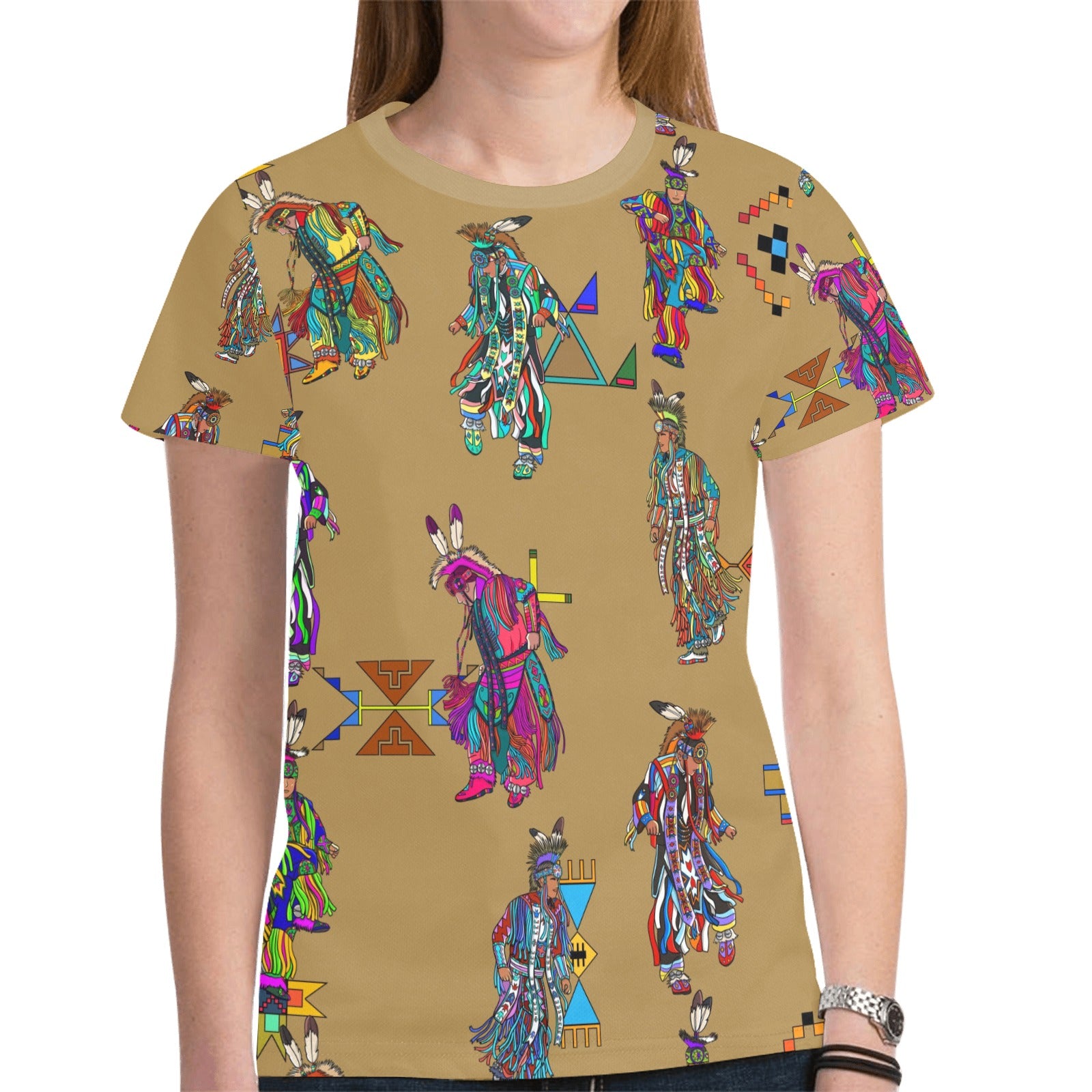 Men's Grass Dancers Earth T-shirt for Women