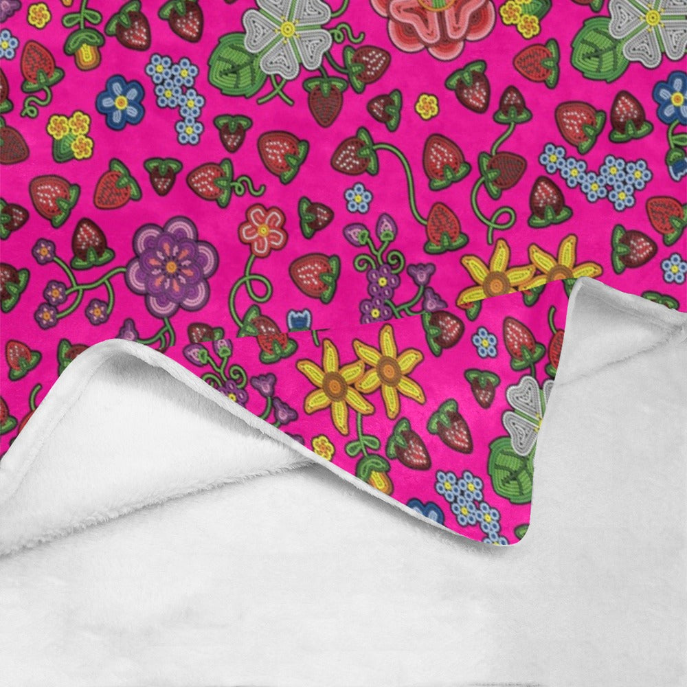 Berry Pop Blush Ultra-Soft Micro Fleece Blanket 40"x50"