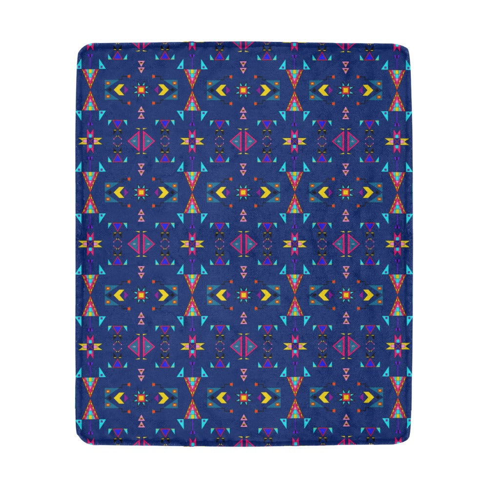 Enemy Territory Dark Navy Ultra-Soft Micro Fleece Blanket 50"x60"