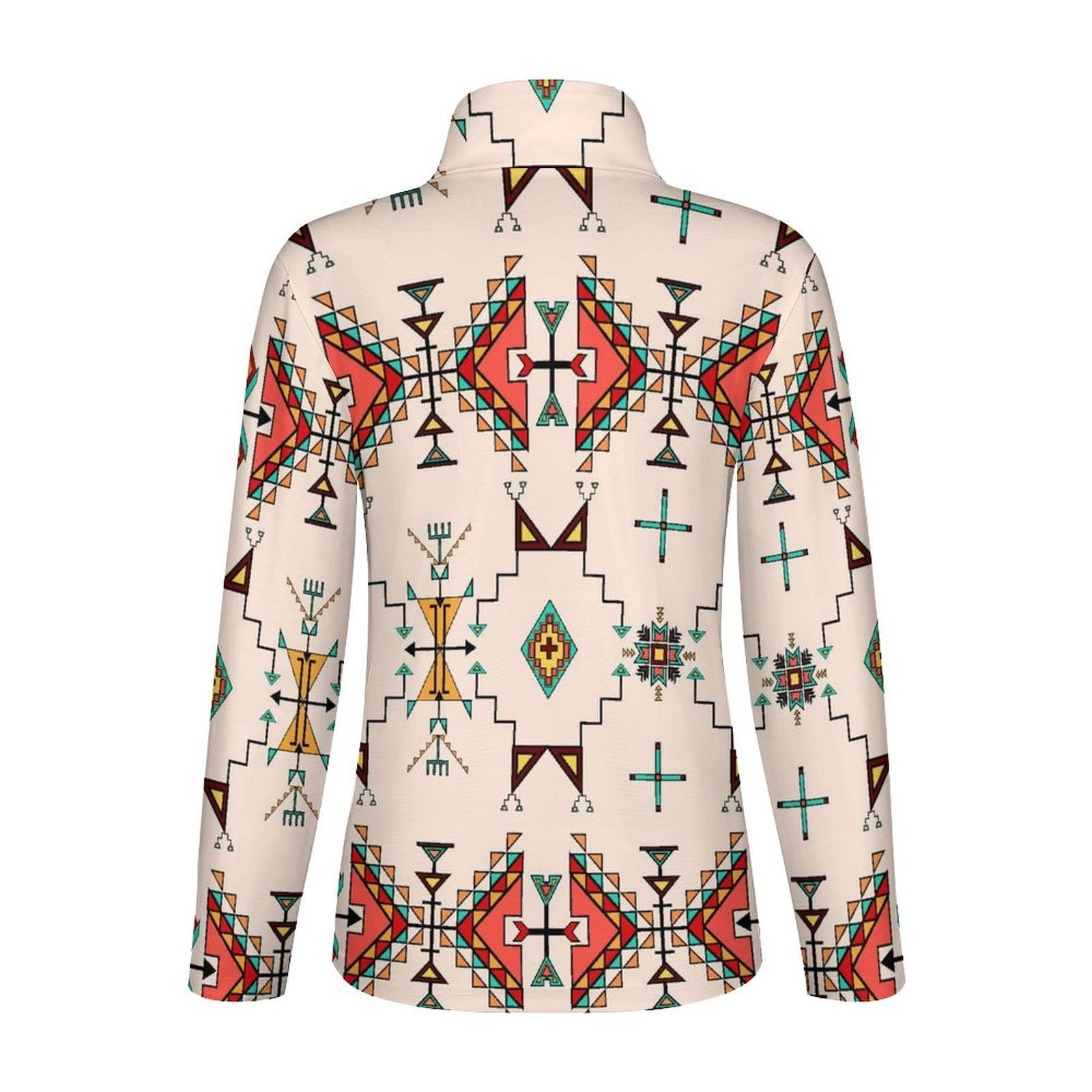 Thunder Flight Cream Long Sleeve Yoga Shirt