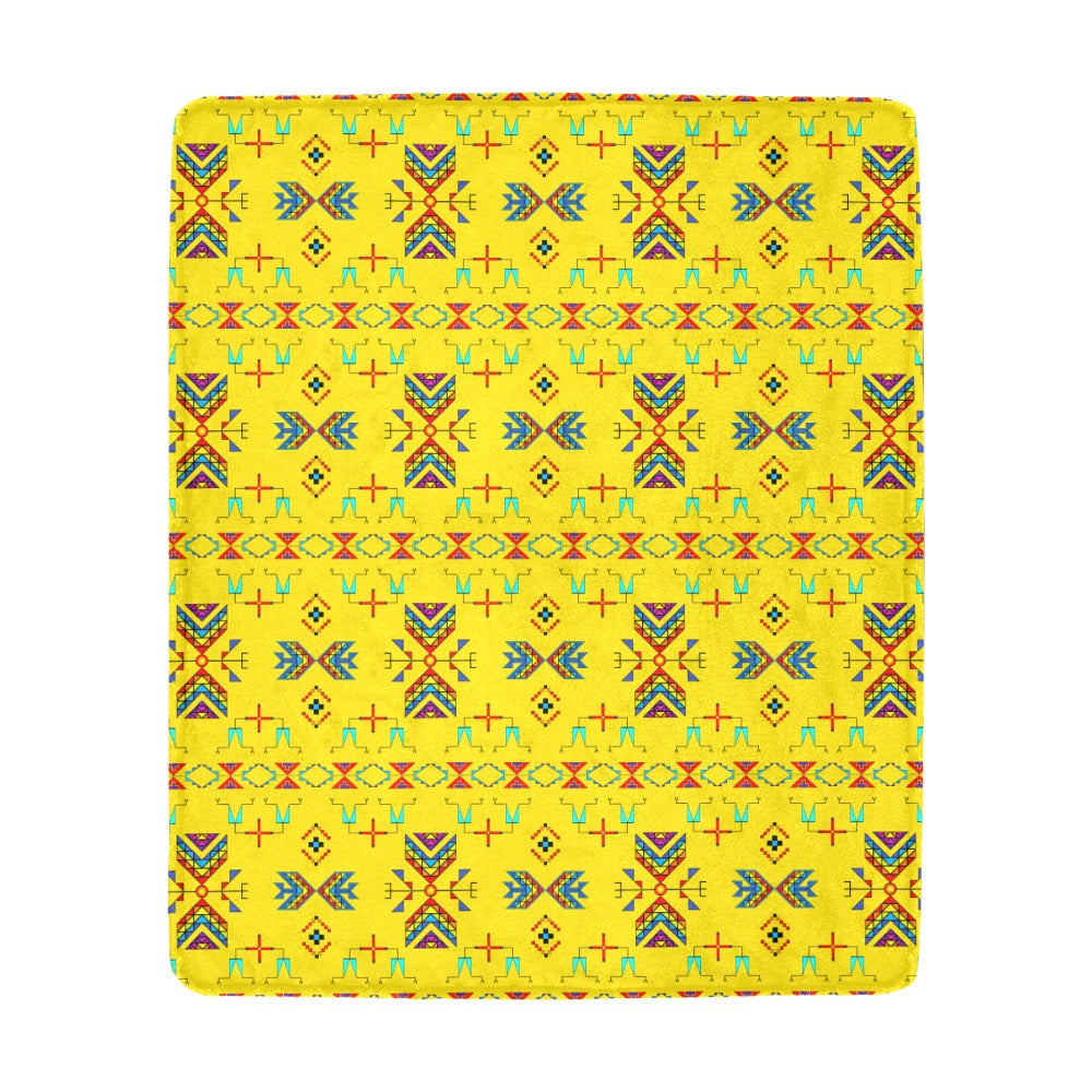 Rainbow Chief Rainbow Yellow Ultra-Soft Micro Fleece Blanket 50"x60"