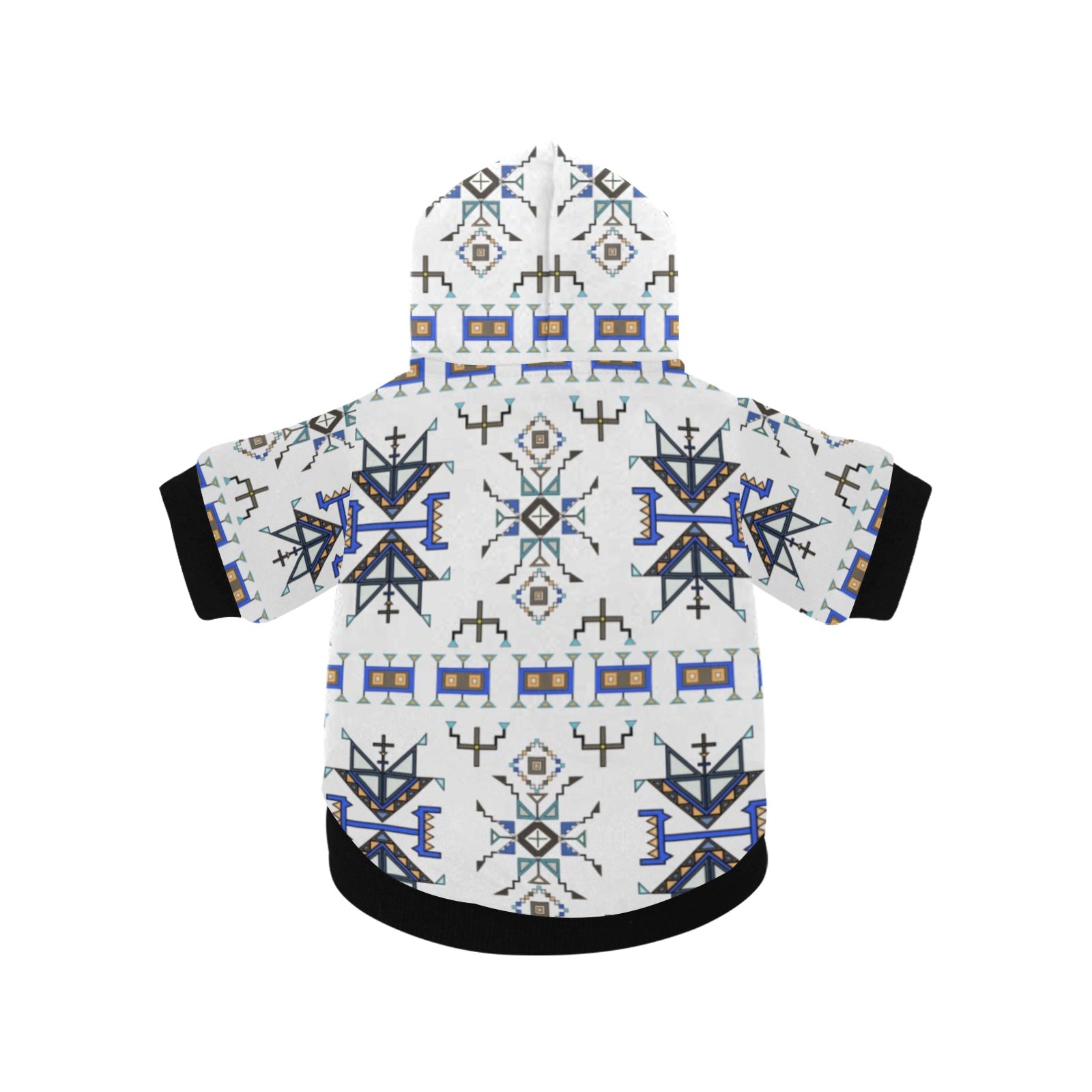 Eagle Strike White Pet Dog Hoodie