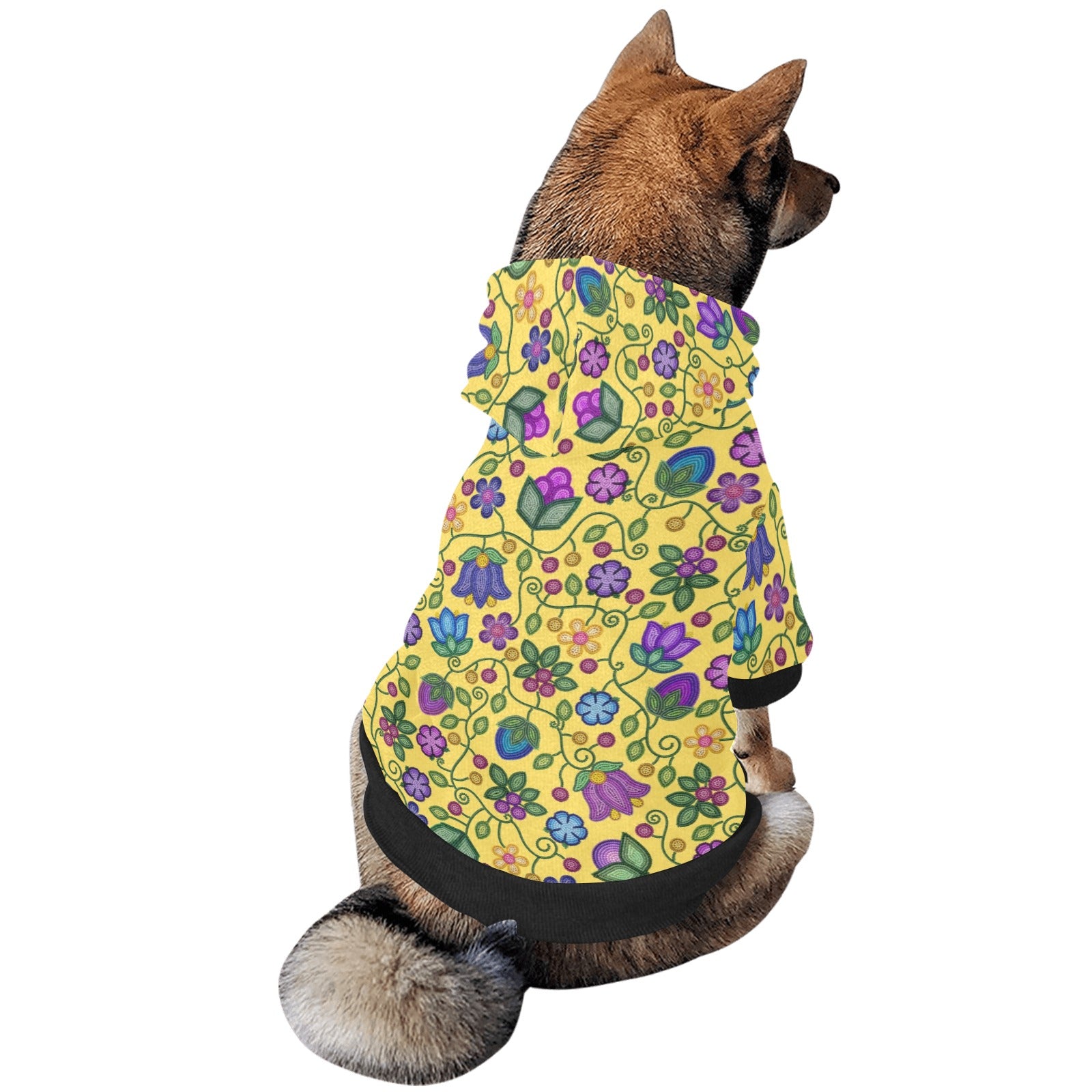 Bloom Uplift Yellow Pet Dog Hoodie