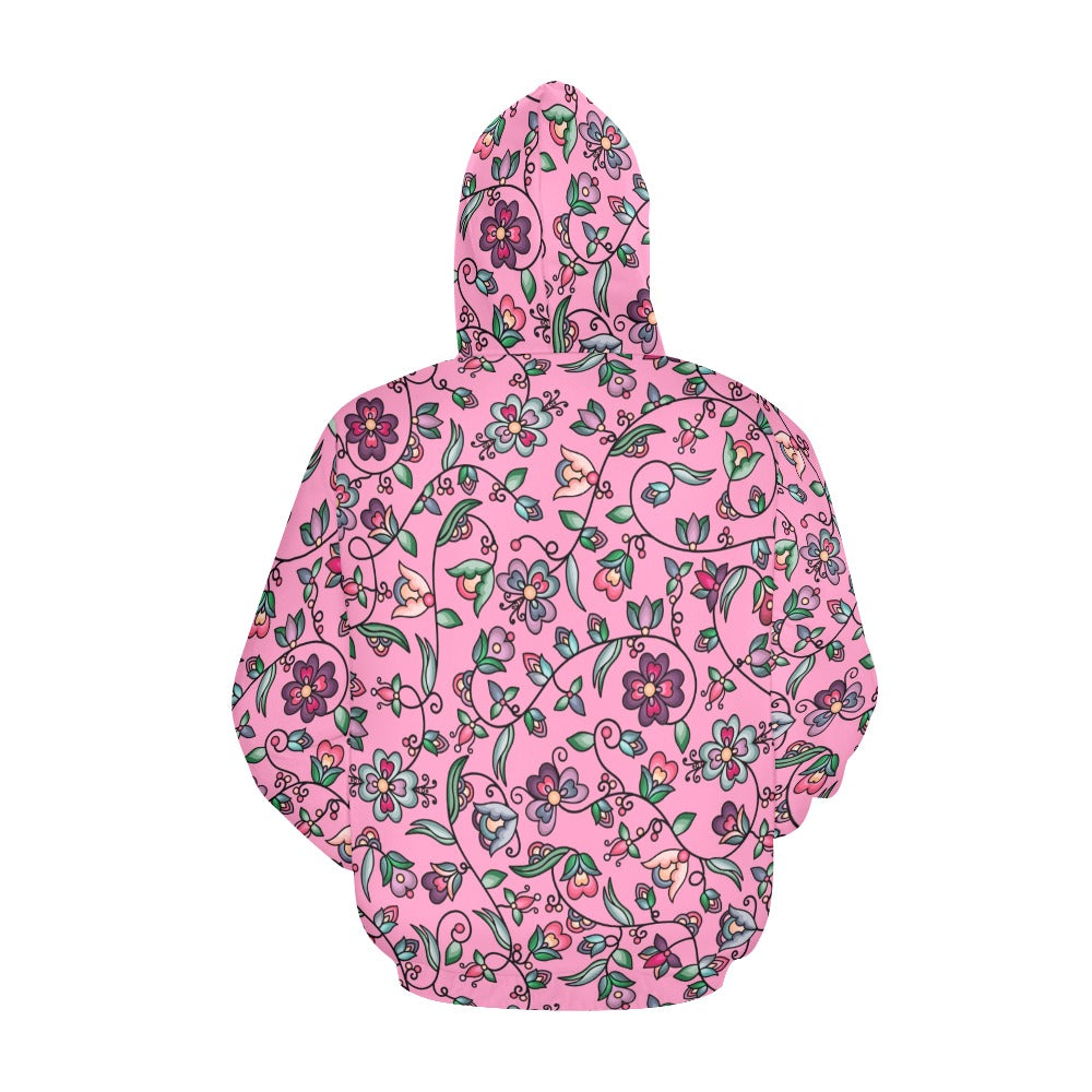 Amber Evening Garland Pink Hoodie for Men (USA Size)