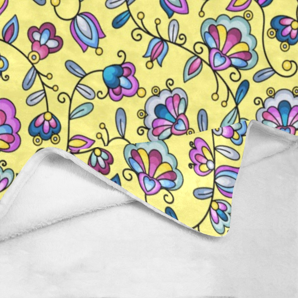 Autumn Bundle Blessing Yellow Ultra-Soft Micro Fleece Blanket 40"x50"