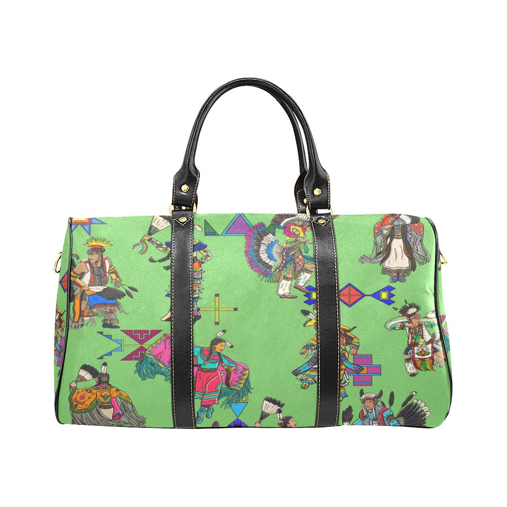 Grand Entry Dancers Grass Waterproof Travel Bag/Small