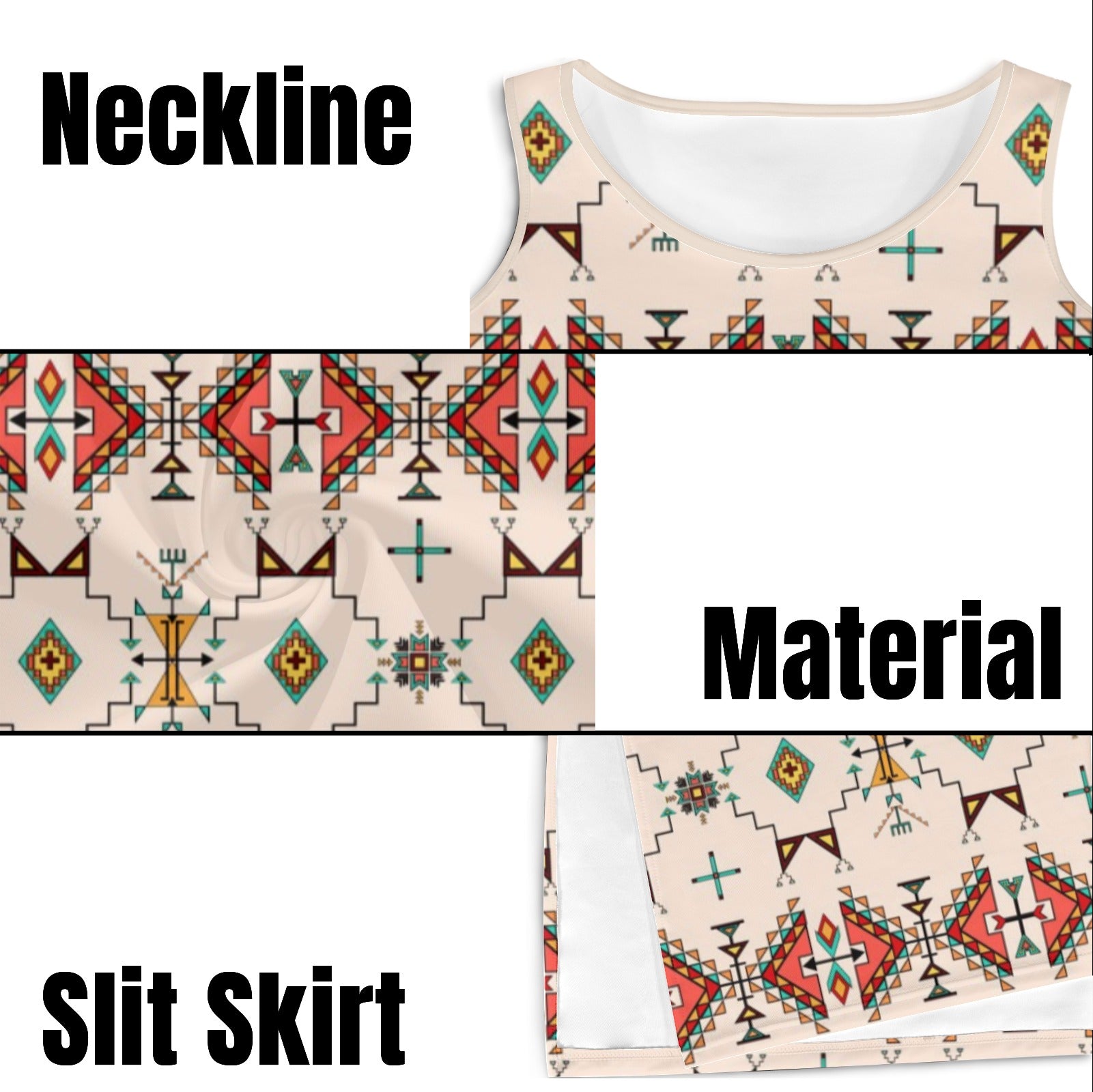 Thunder Flight Cream Phaedra Sleeveless Open Fork Long Dress