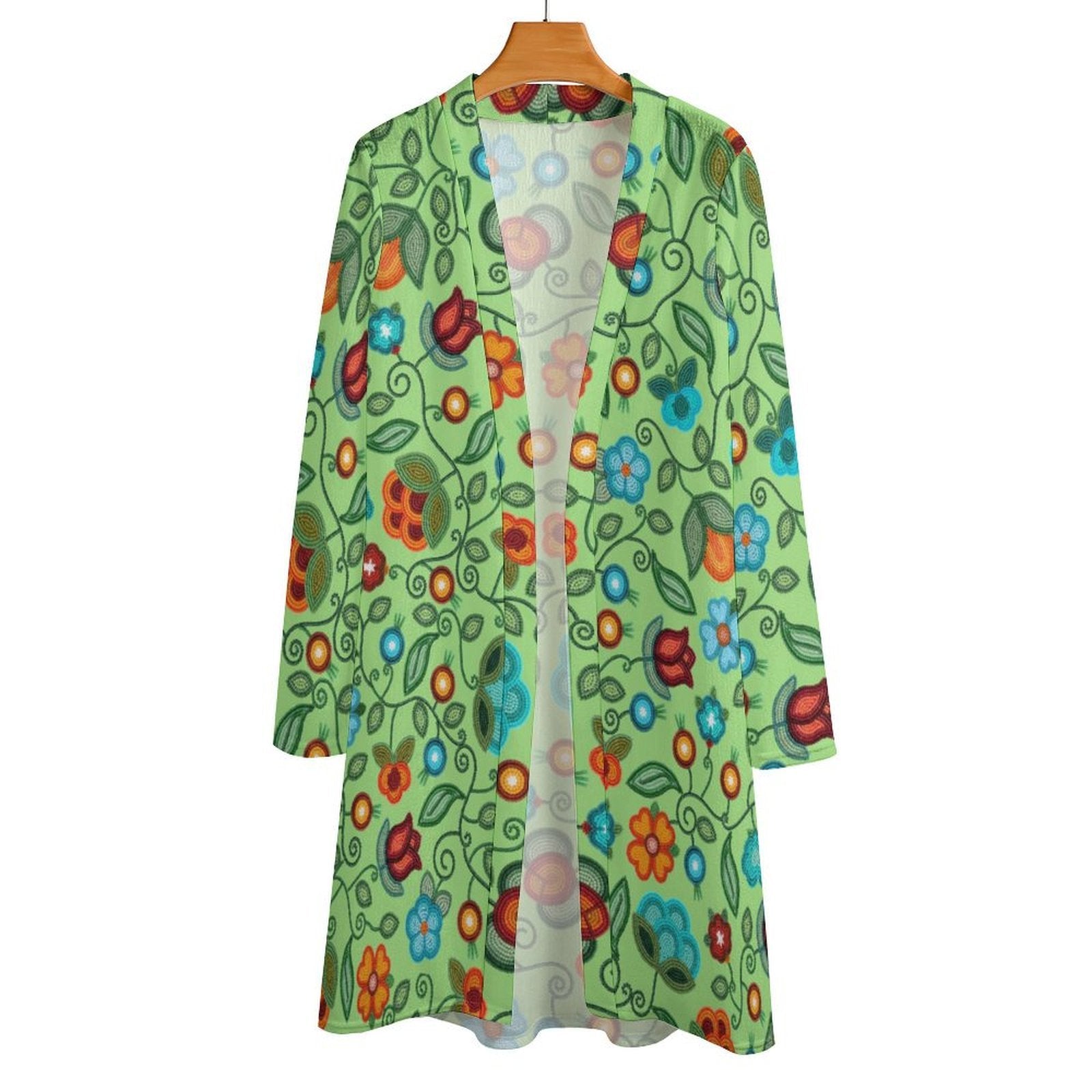 Prairie Fire Petals Sage Cardigan