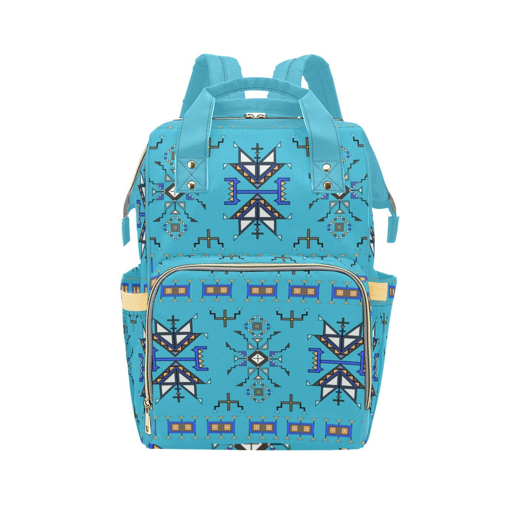 Eagle Strike Blue Multi-Function Diaper Backpack/Diaper Bag