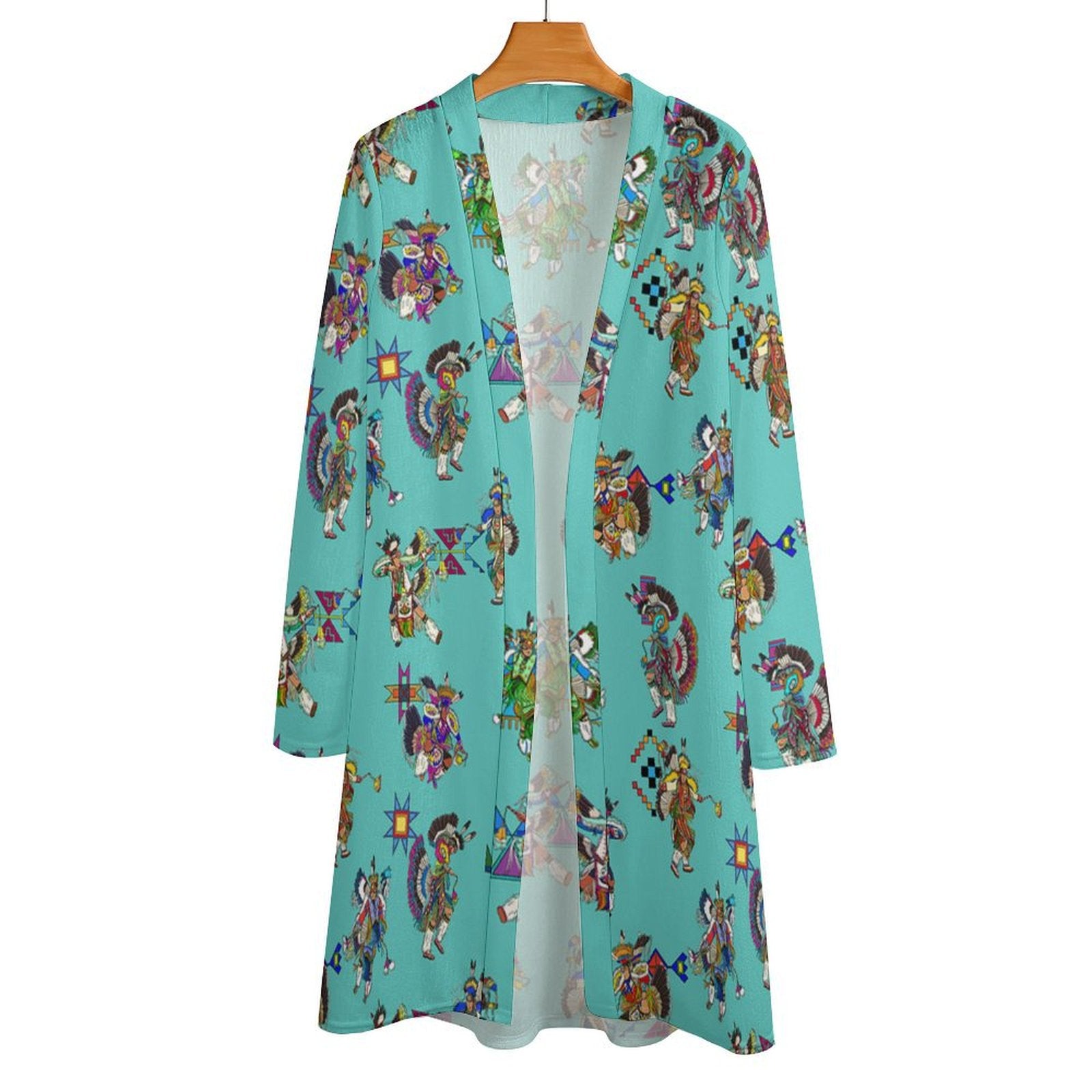 Men's Fancy Dancers Eggshell Blue Cardigan