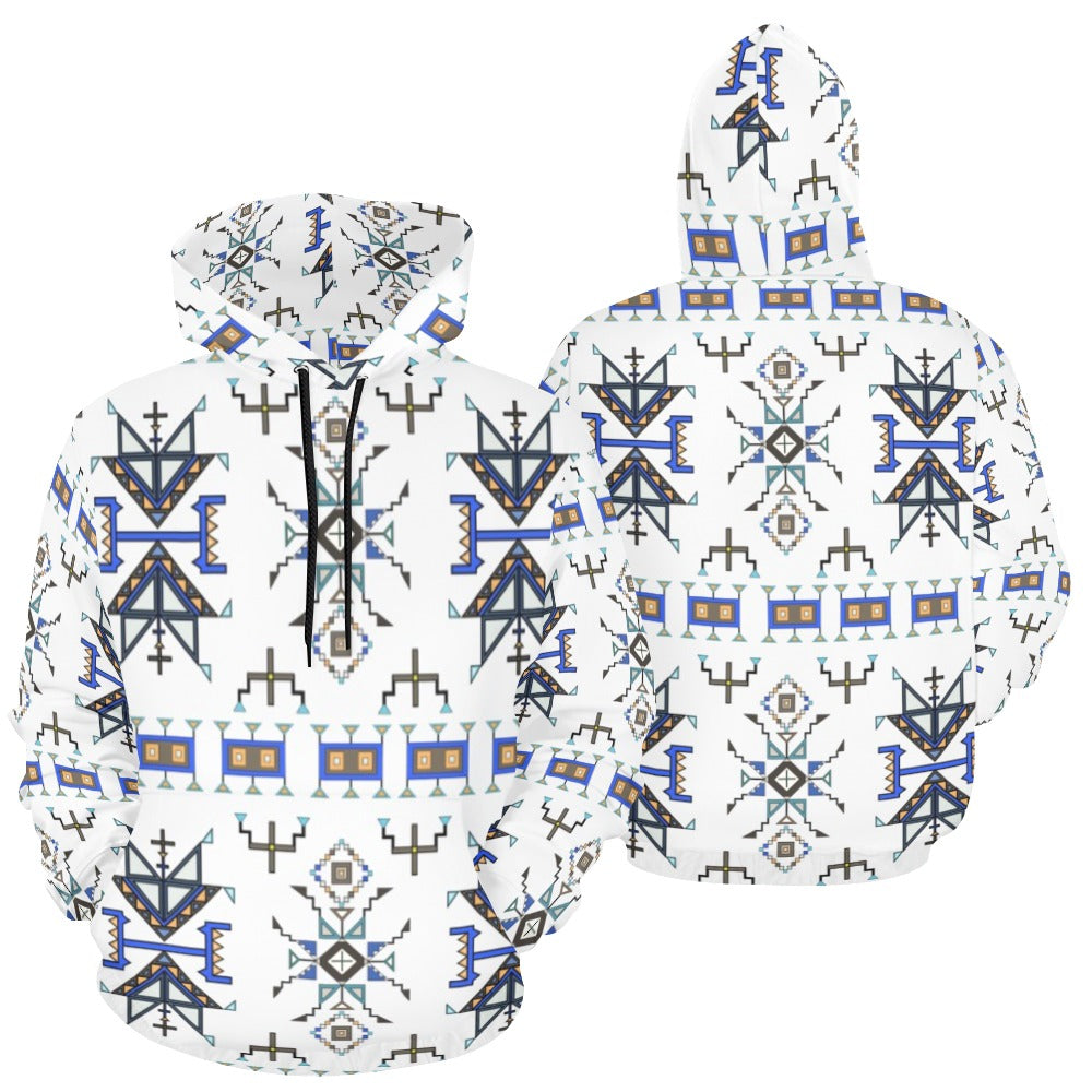 Eagle Strike White Hoodie for Men (USA Size)