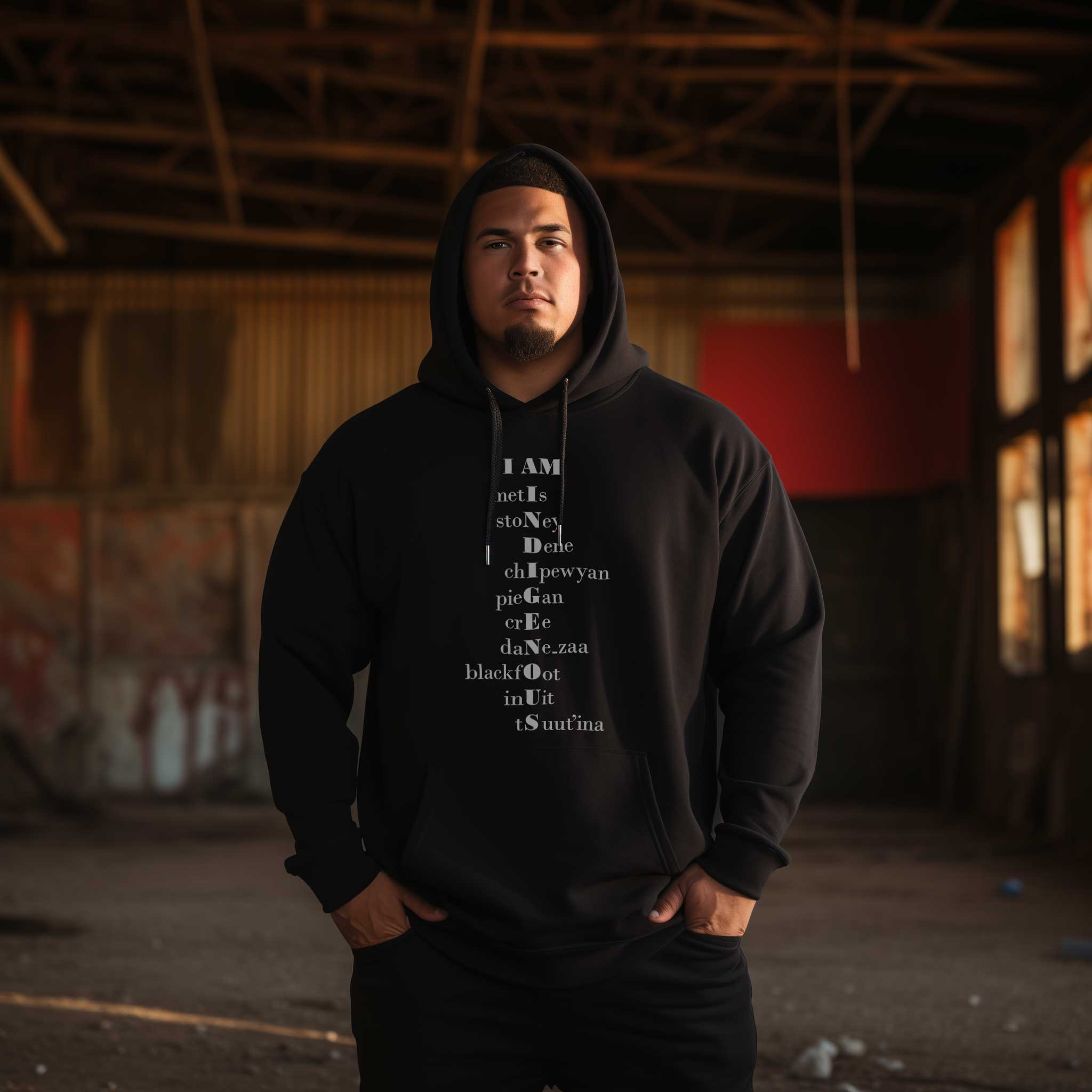 I am Indigenous 49Dzine Novelty Hoodie