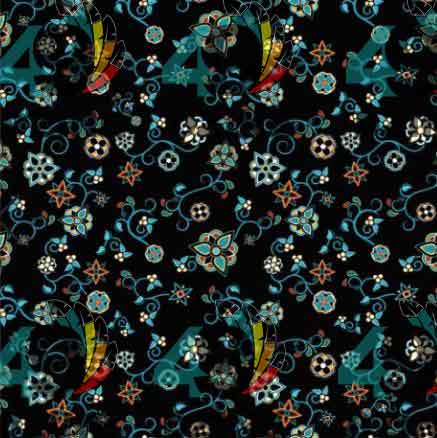 Ocean Bloom 42 Inch Cotton Poplin Pre Order