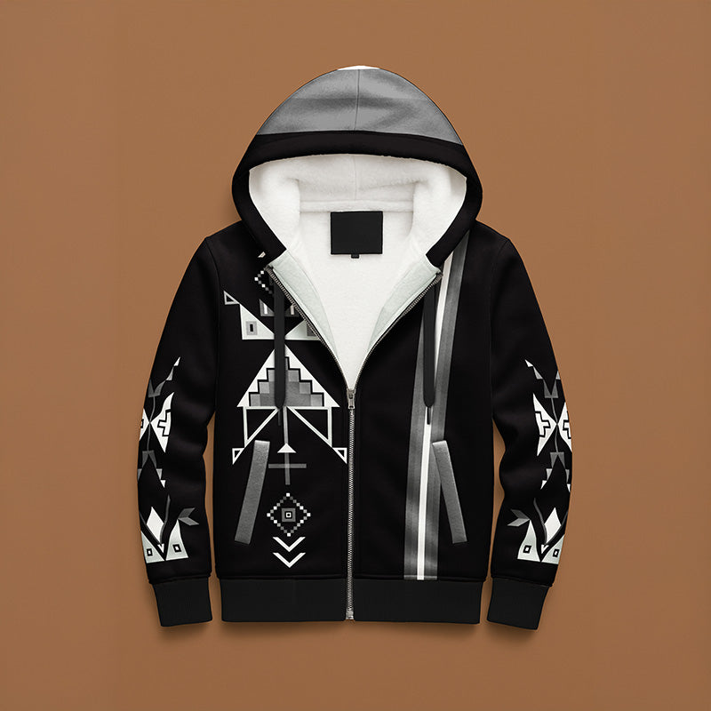 Owl Watcher Men's Sherpa Hoodie