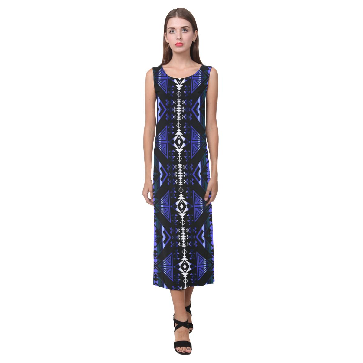 Upstream Expedition Phaedra Sleeveless Open Fork Long Dress