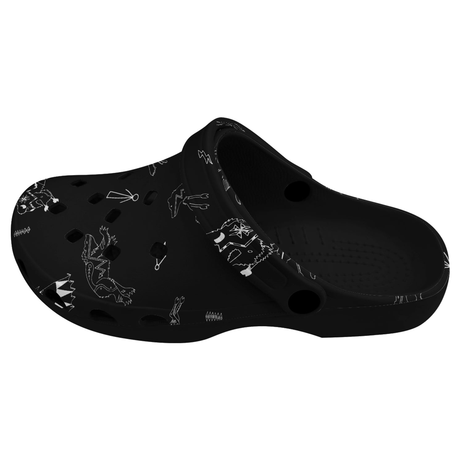 Ledger Dabbles Black Muddies Unisex Clog Shoes