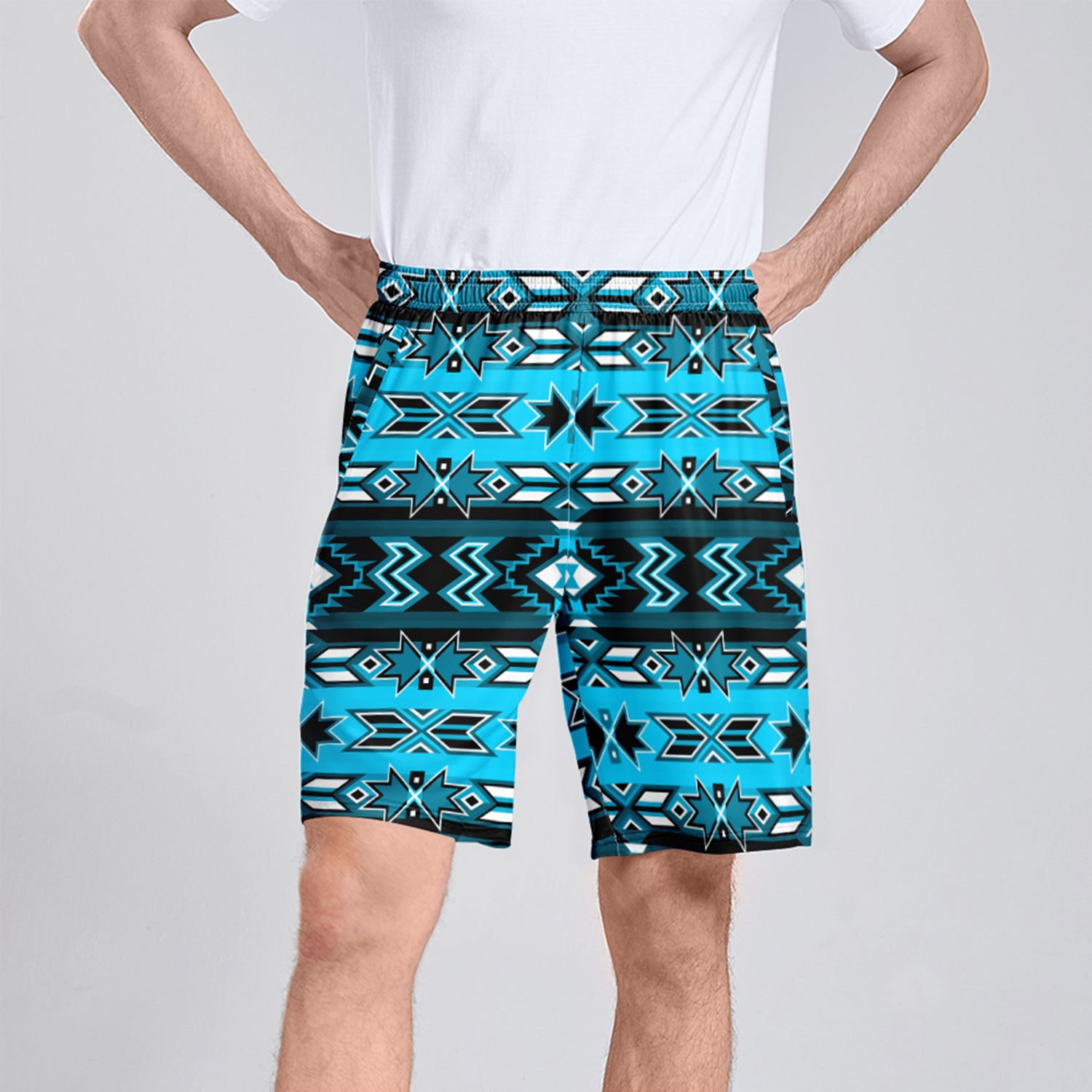 Northern Journey Athletic Shorts with Pockets