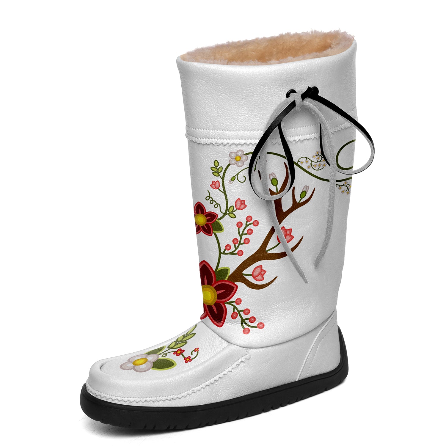 Wild Strength Real White Leather MocLux
