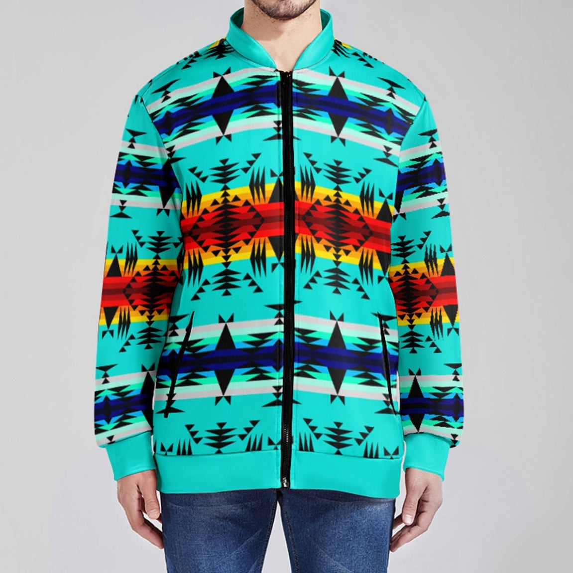 Between the Mountains Youth Zippered Collared Lightweight Jacket