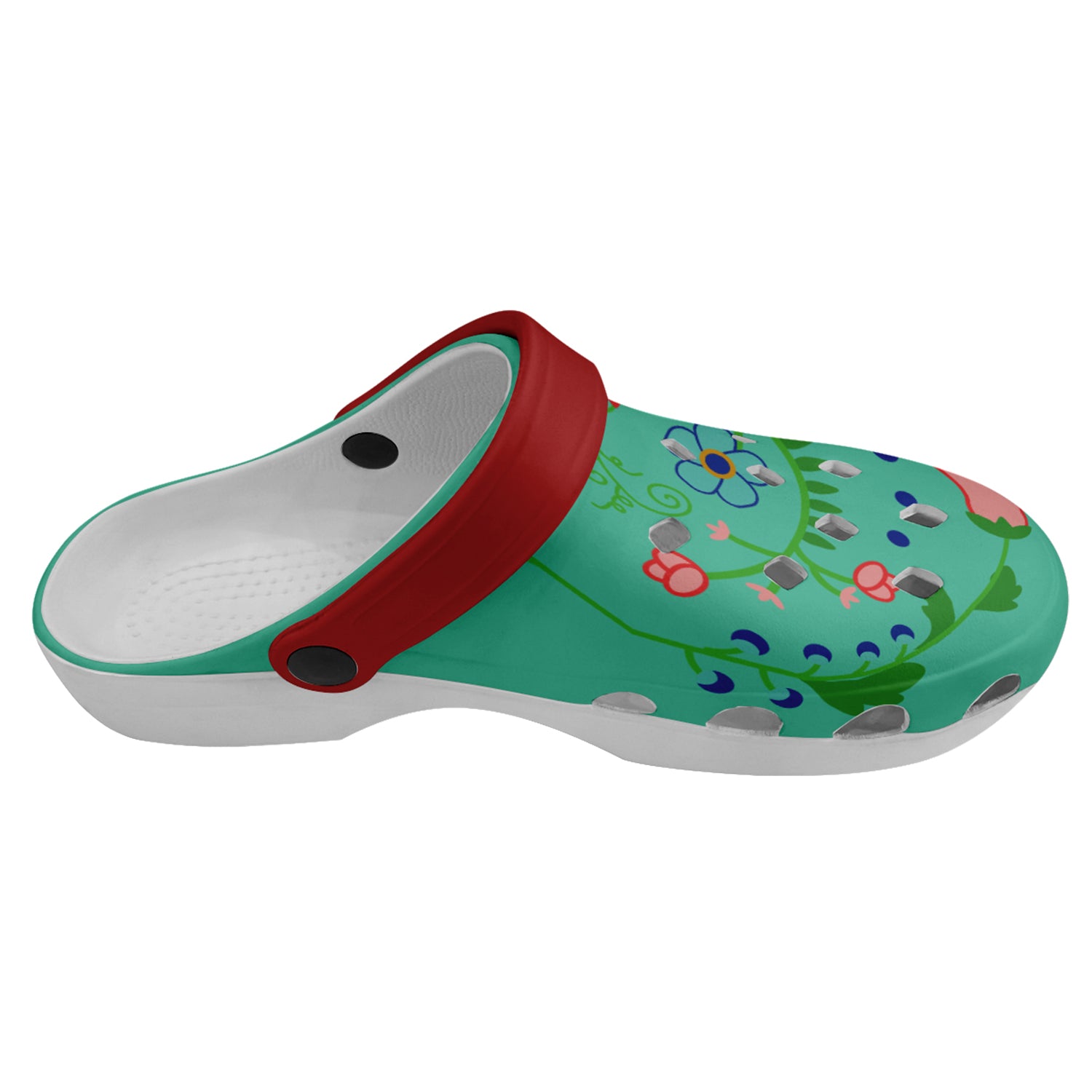 Bee Spring Turquoise Muddies Unisex Clog Shoes