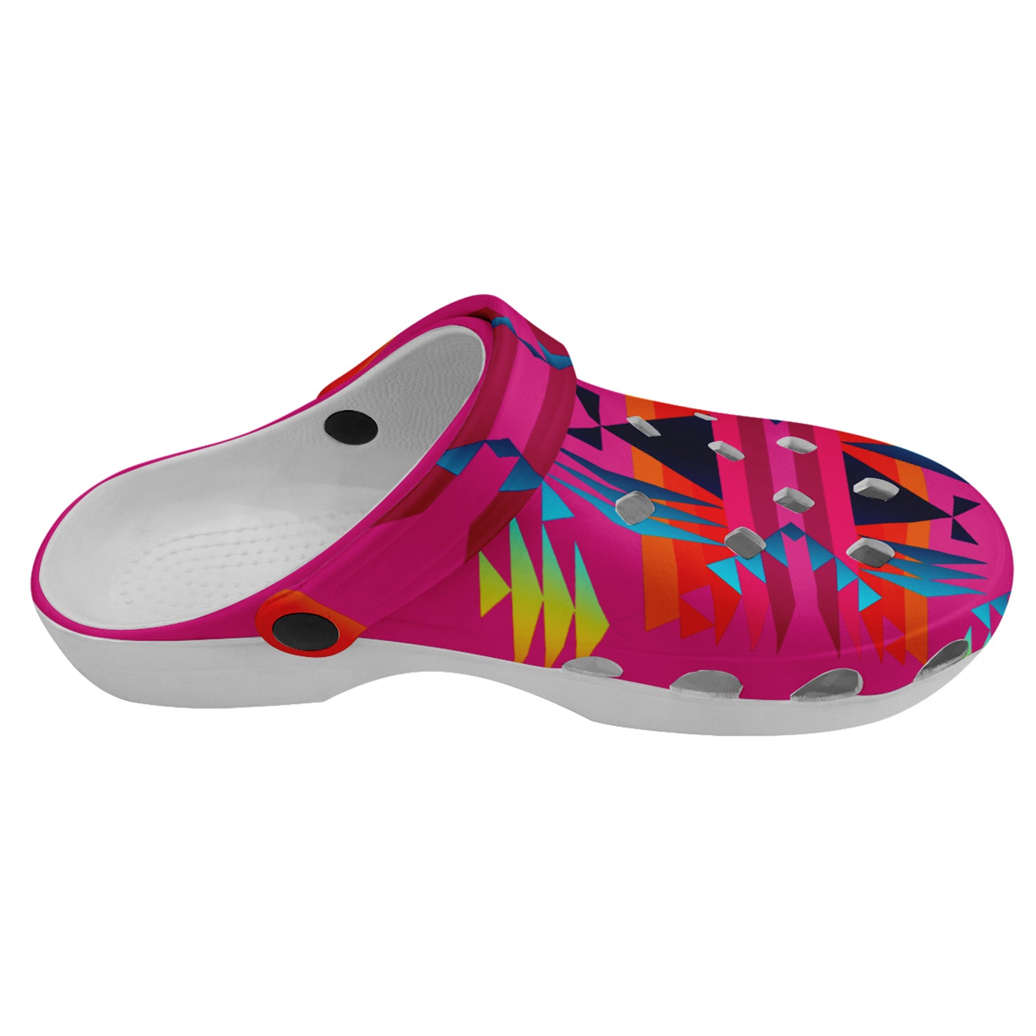 Between the Mountains Pink Muddies Unisex Clog Shoes