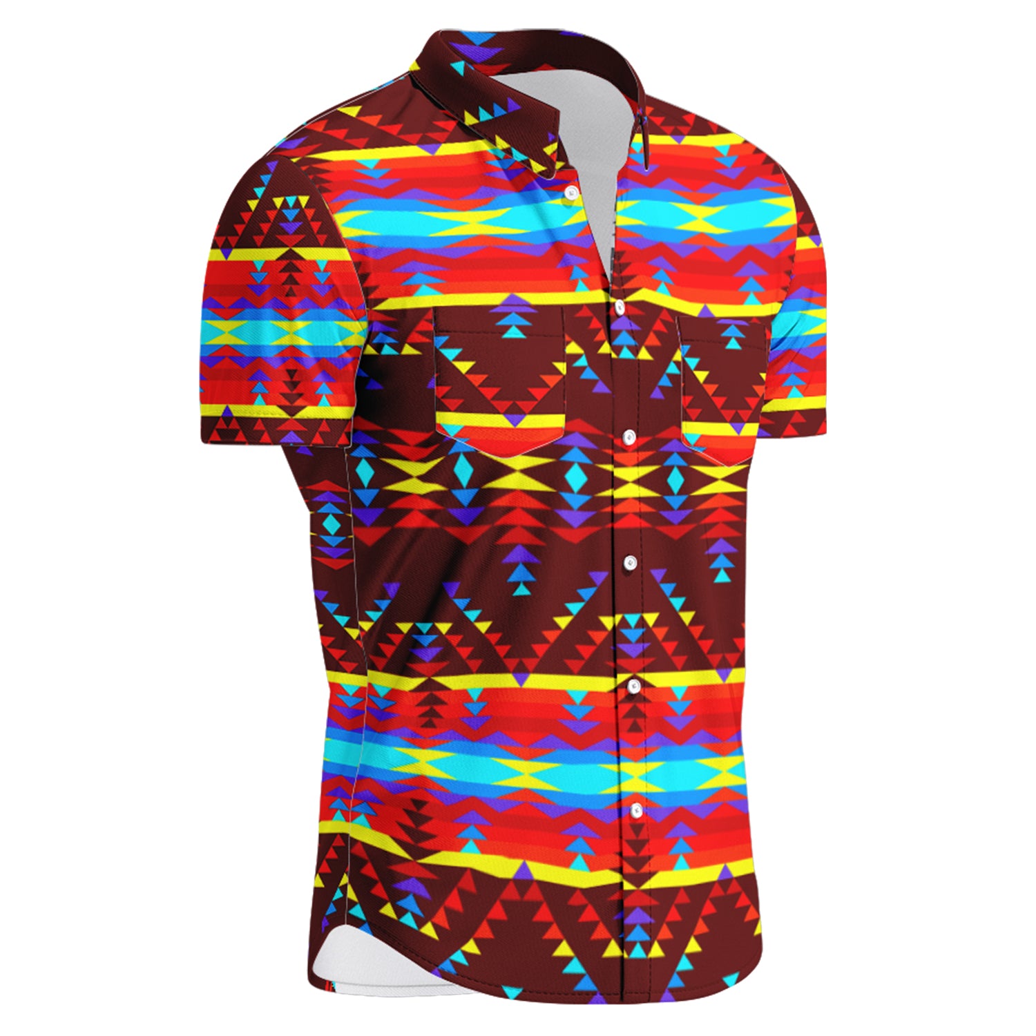 Visions of Lasting Peace Hawaiian-Style Button Up Shirt