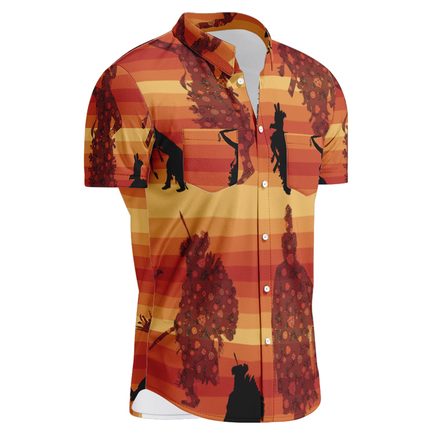 Dancers Hawaiian-Style Button Up Shirt