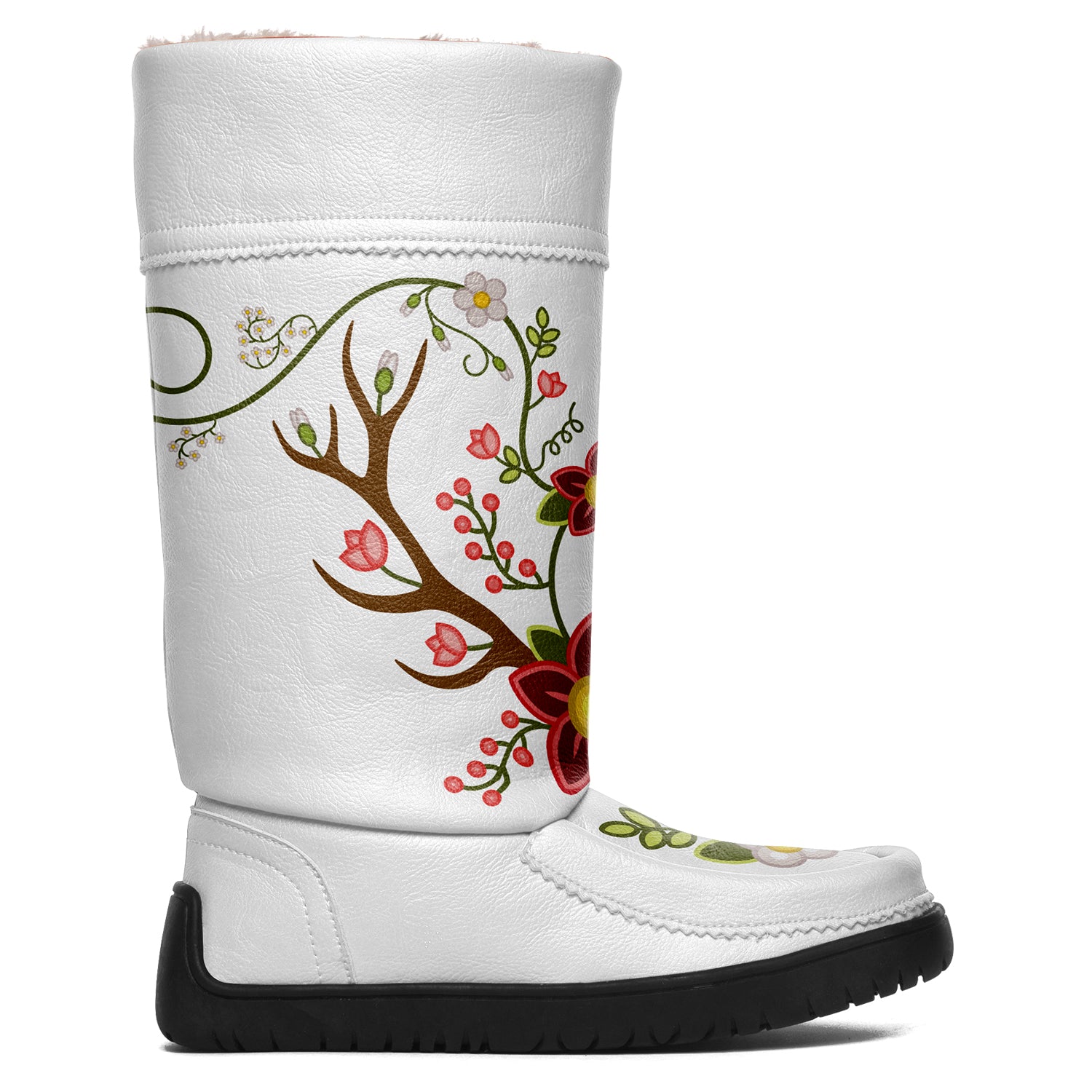 Wild Strength Real White Leather MocLux