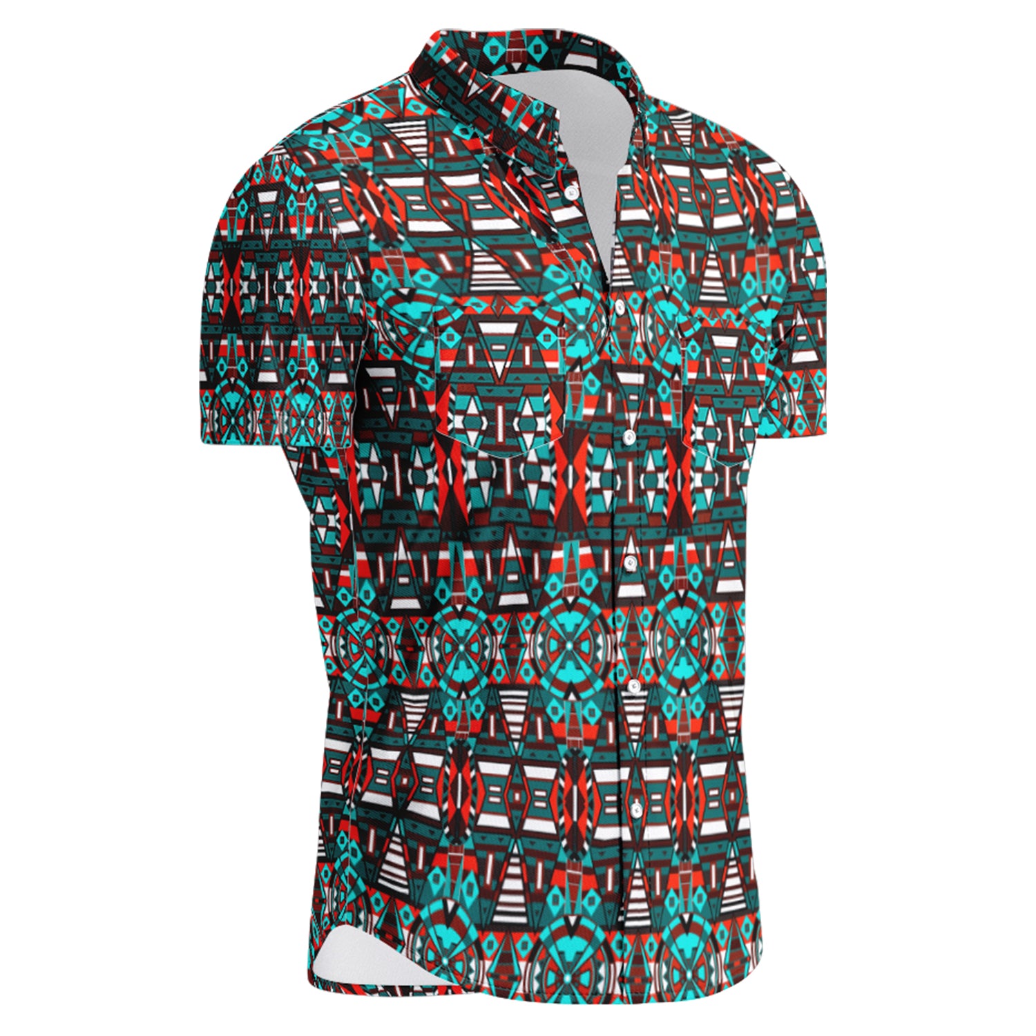 Captive Winter II Hawaiian-Style Button Up Shirt