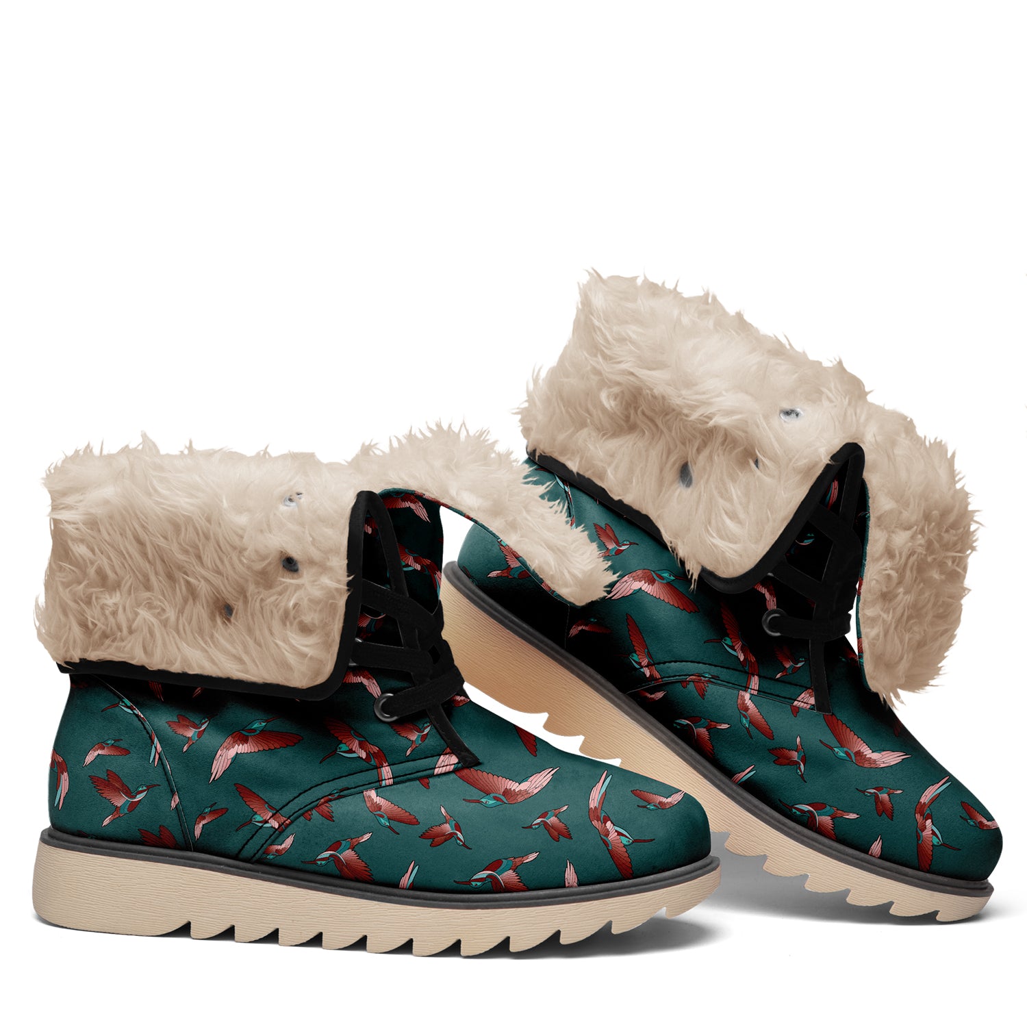 Red Swift Turquoise Polar Winter Boots