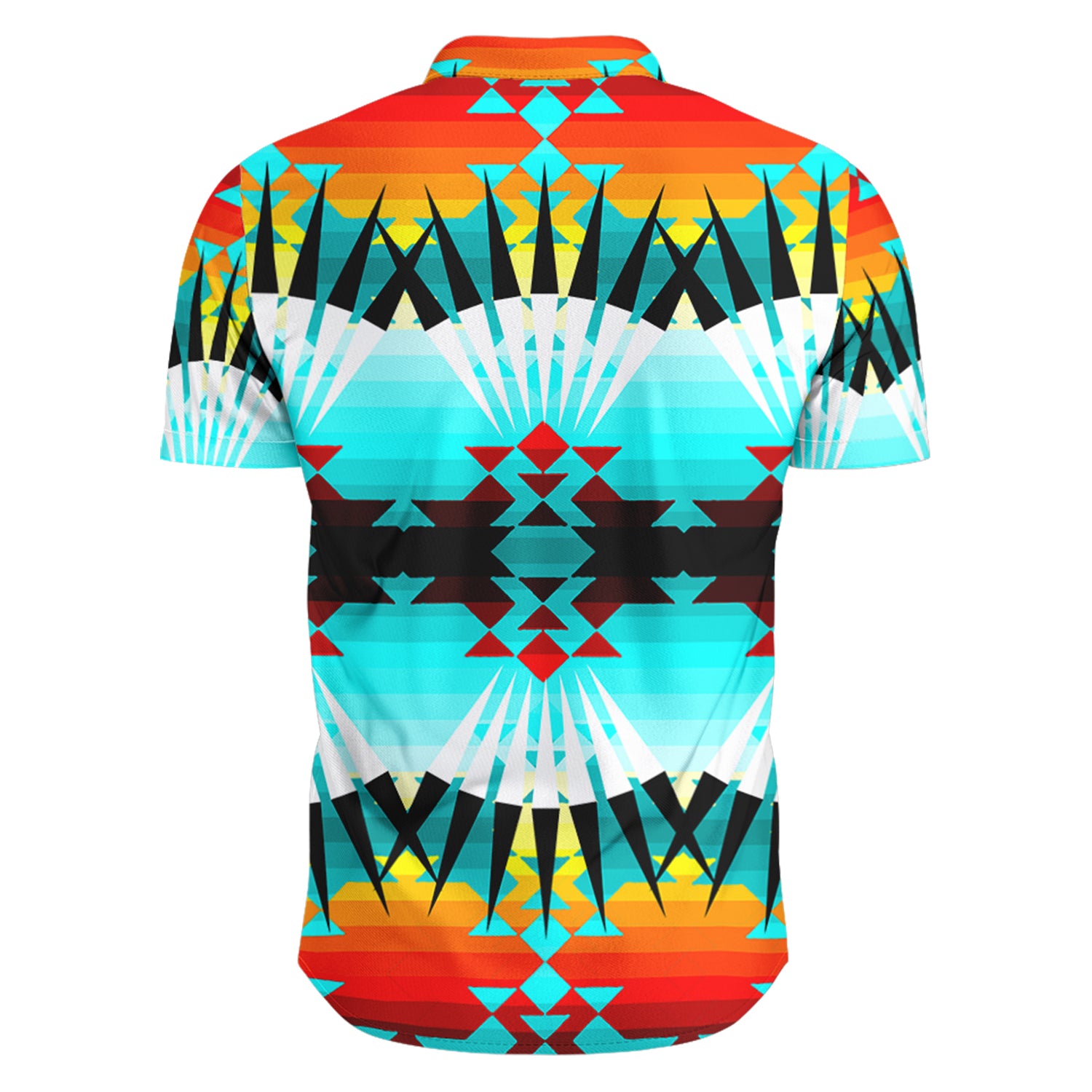 Ribbonwork Bustles Hawaiian-Style Button Up Shirt