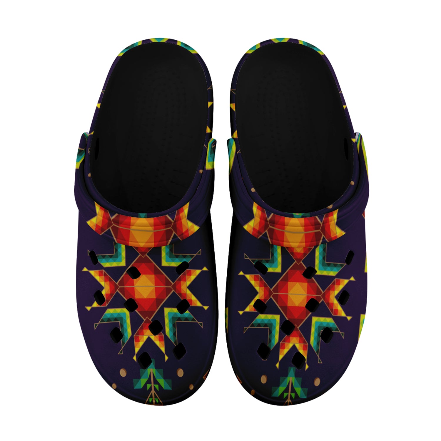 Dreams of Ancestors Indigo Muddies Unisex Clog Shoes