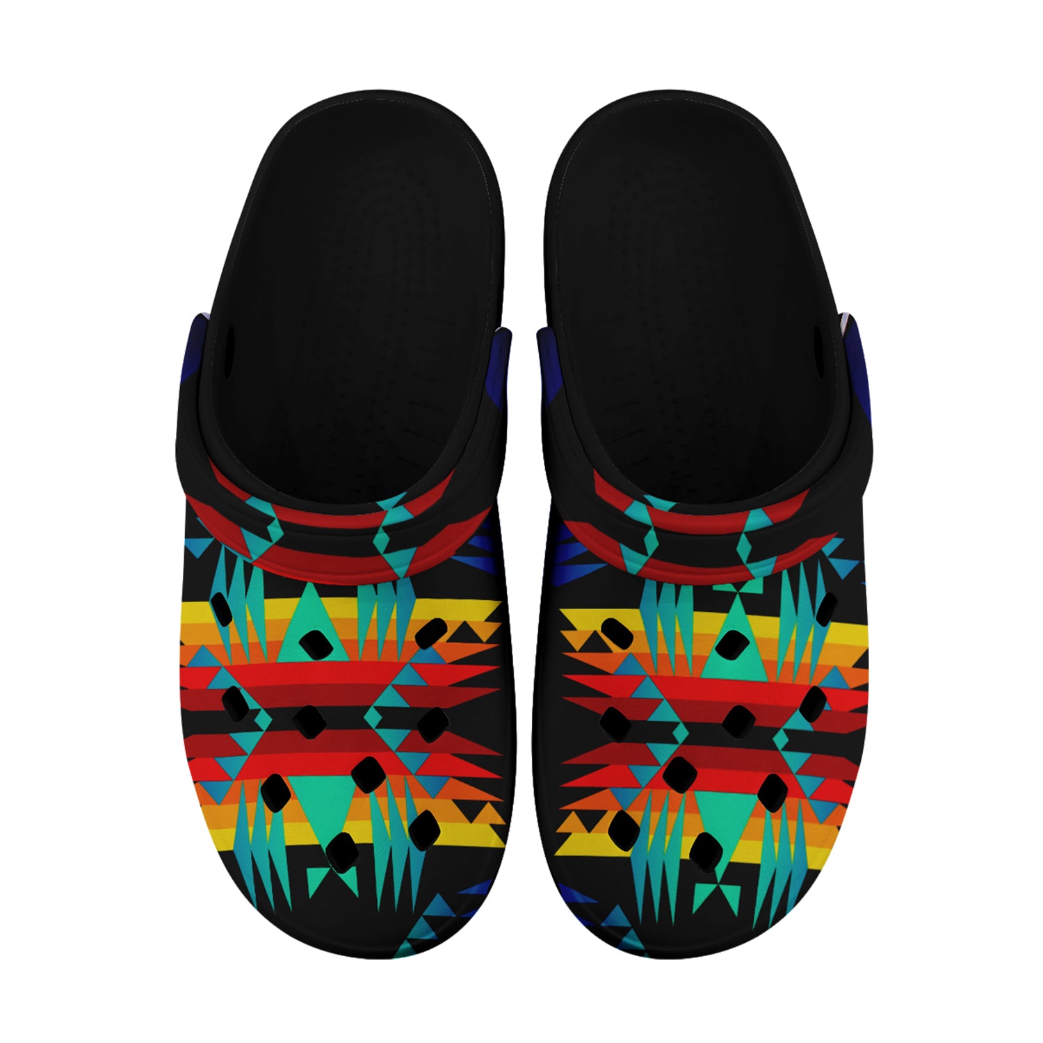 Between the Mountains Black Muddies Unisex Clog Shoes