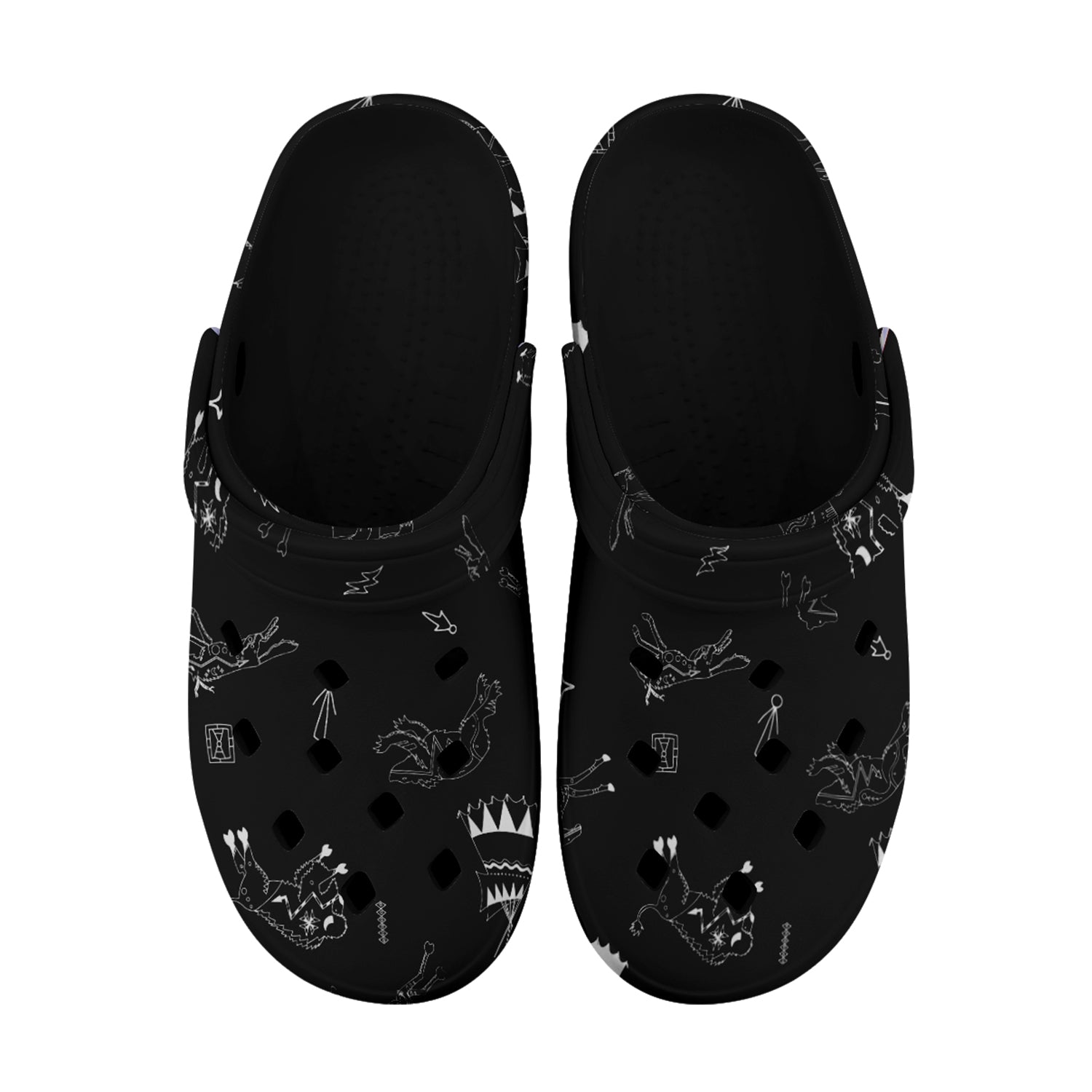 Ledger Dabbles Black Muddies Unisex Clog Shoes