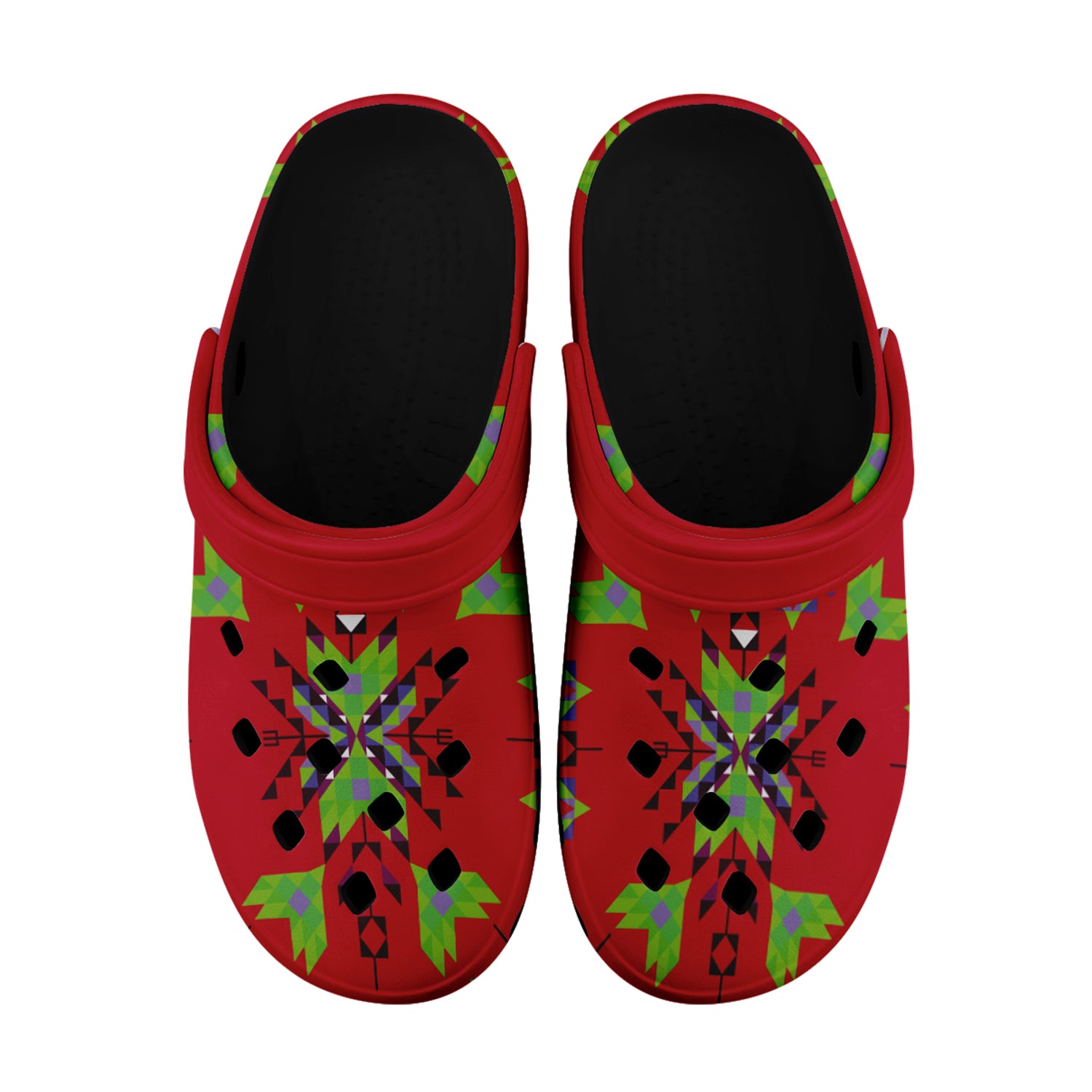 Medicine Lodge Red Muddies Unisex Clog Shoes