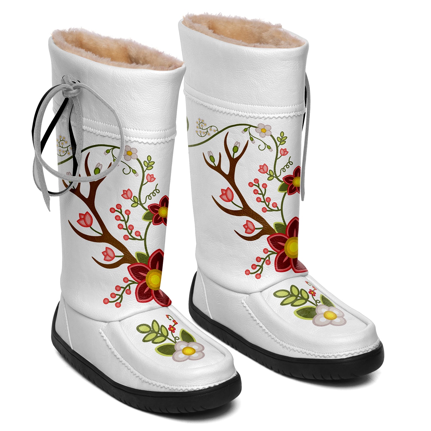 Wild Strength Real White Leather MocLux