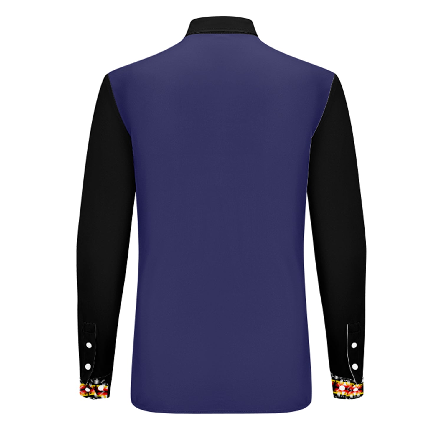 Between the Mountain Journey Men's Long Sleeve Dress Shirt