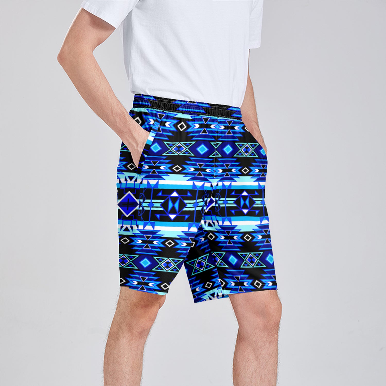 Force of Nature Winter Night Athletic Shorts with Pockets