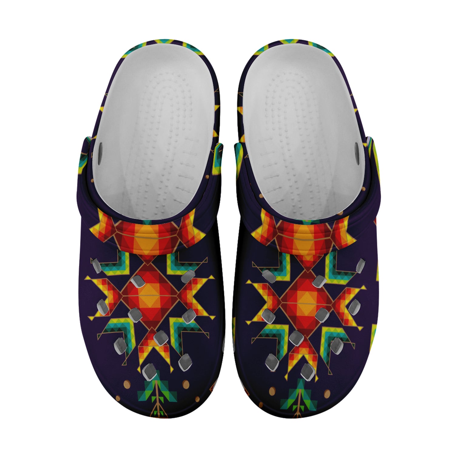 Dreams of Ancestors Indigo Muddies Unisex Clog Shoes