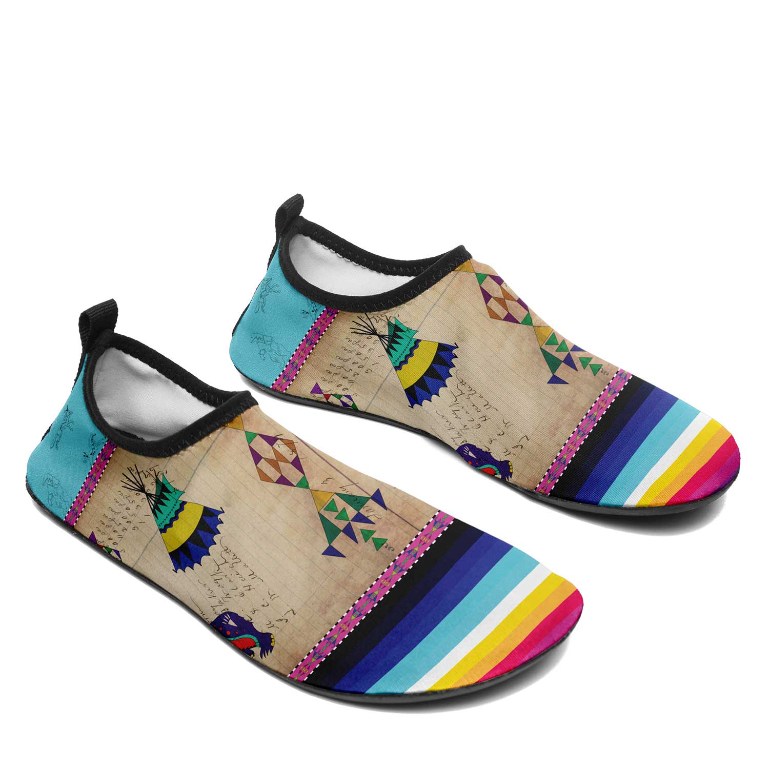 Bear Ledger Sky Kid's Sockamoccs Slip On Shoes