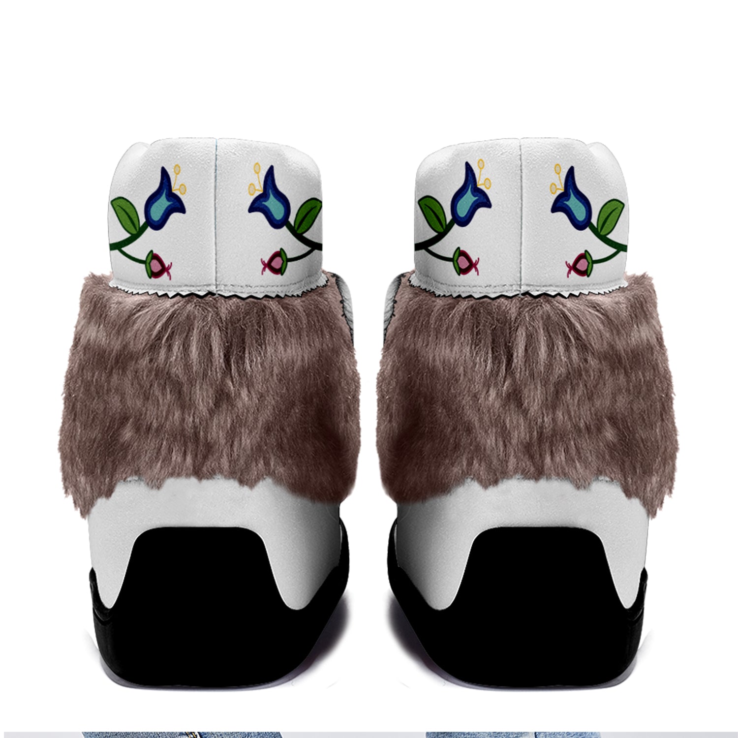 Winter Fire Leather MocLux Short Style with Fur