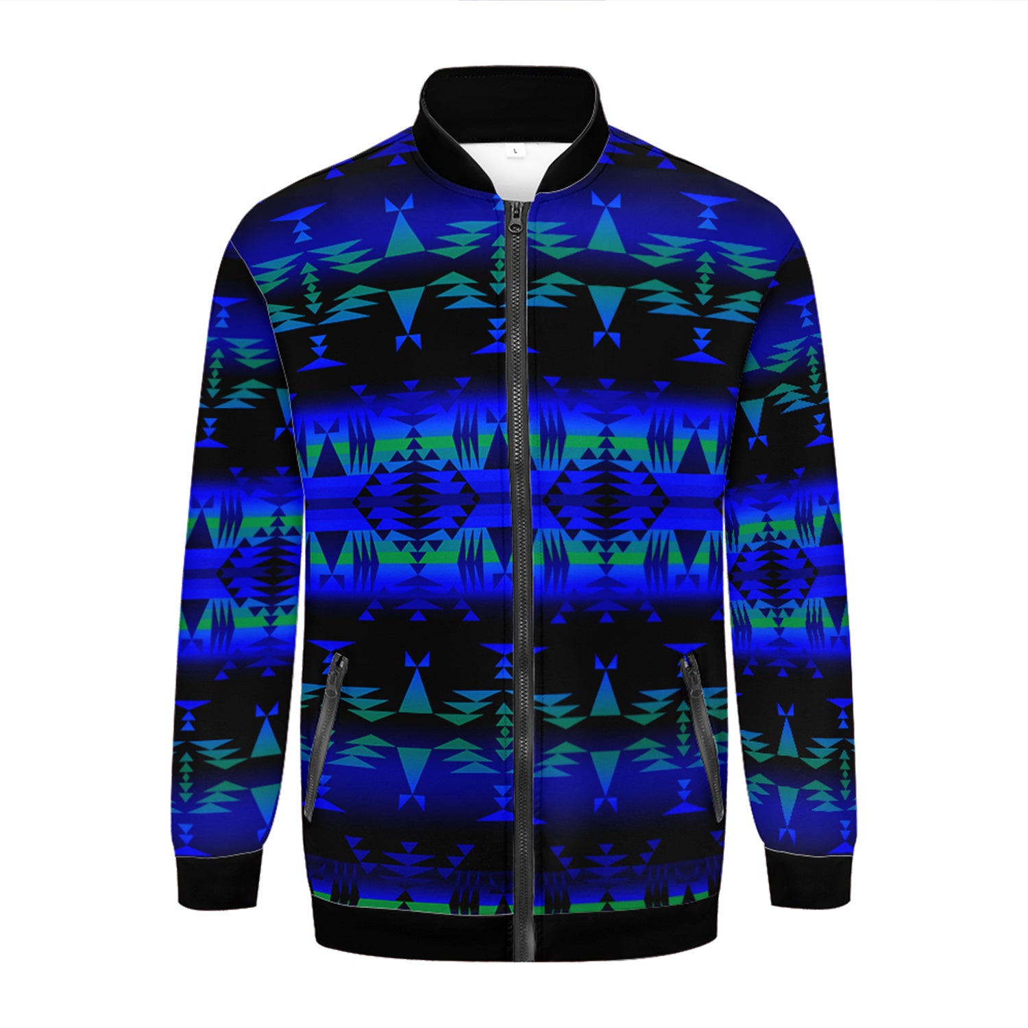 Between the Blue Ridge Mountains Zippered Collared Lightweight Jacket